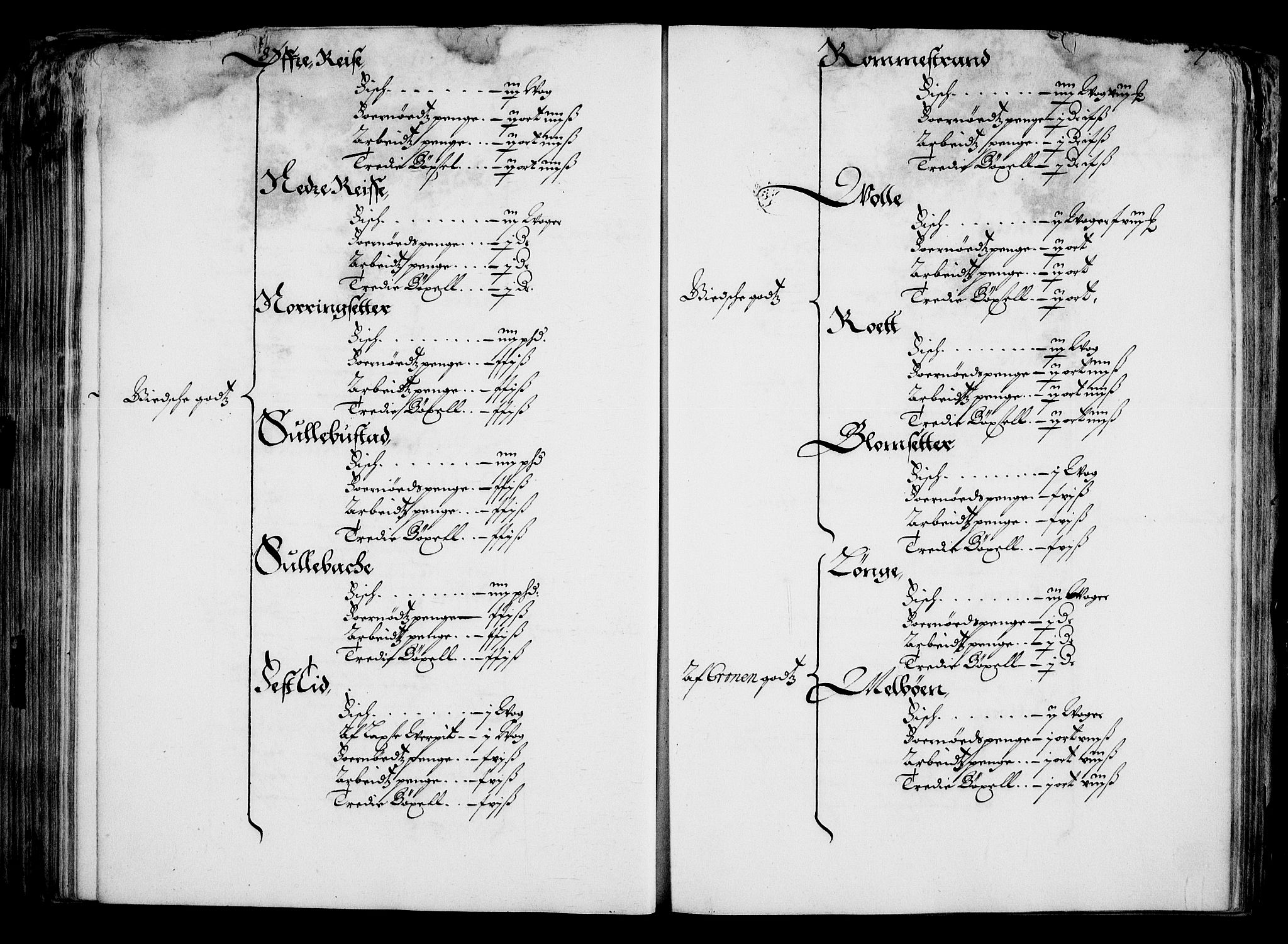 Rentekammeret inntil 1814, Realistisk ordnet avdeling, AV/RA-EA-4070/On/L0001/0001: Statens gods / [Jj 1]: Jordebok over Hannibal Sehesteds gods, 1651, p. 180