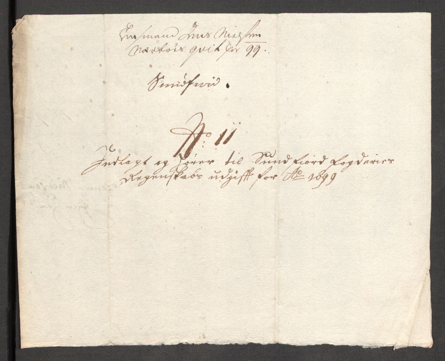 Rentekammeret inntil 1814, Reviderte regnskaper, Fogderegnskap, AV/RA-EA-4092/R53/L3424: Fogderegnskap Sunn- og Nordfjord, 1699, p. 353