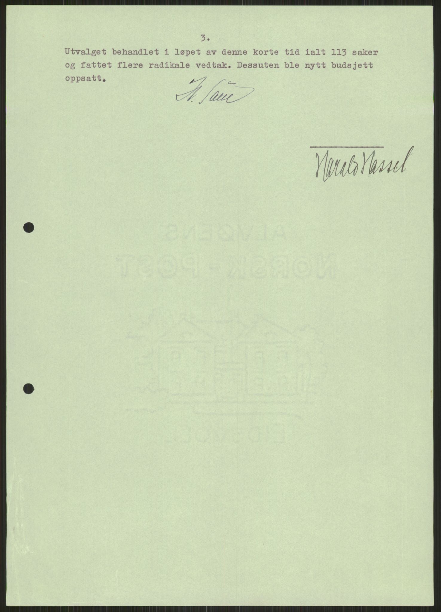 Forsvaret, Forsvarets krigshistoriske avdeling, AV/RA-RAFA-2017/Y/Ya/L0014: II-C-11-31 - Fylkesmenn.  Rapporter om krigsbegivenhetene 1940., 1940, p. 415