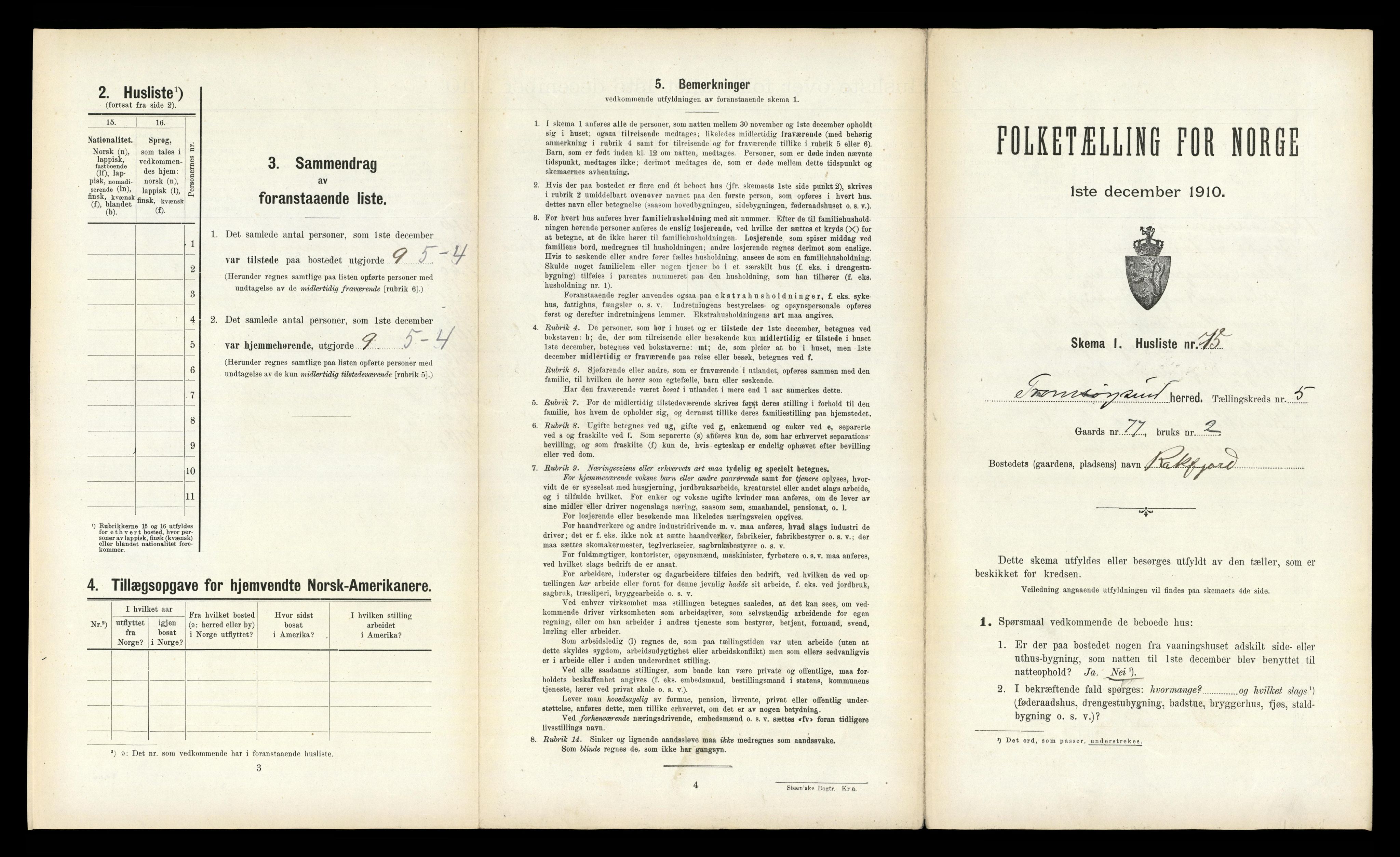 RA, 1910 census for Tromsøysund, 1910, p. 1171