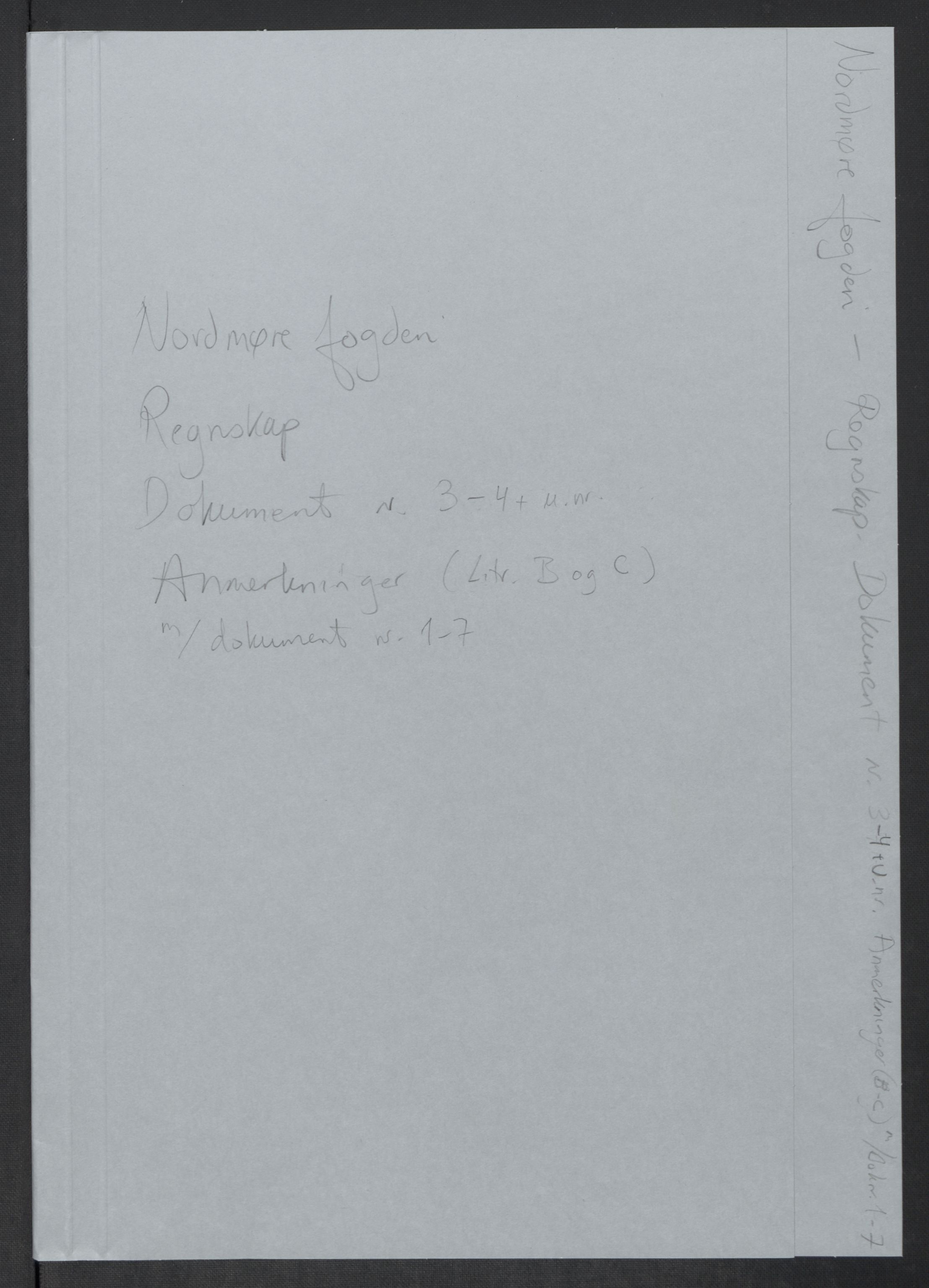 Rentekammeret inntil 1814, Reviderte regnskaper, Mindre regnskaper, RA/EA-4068/Rf/Rfe/L0031: Nordmøre fogderi, Numedal og Sandsvær fogderi, 1789, p. 2