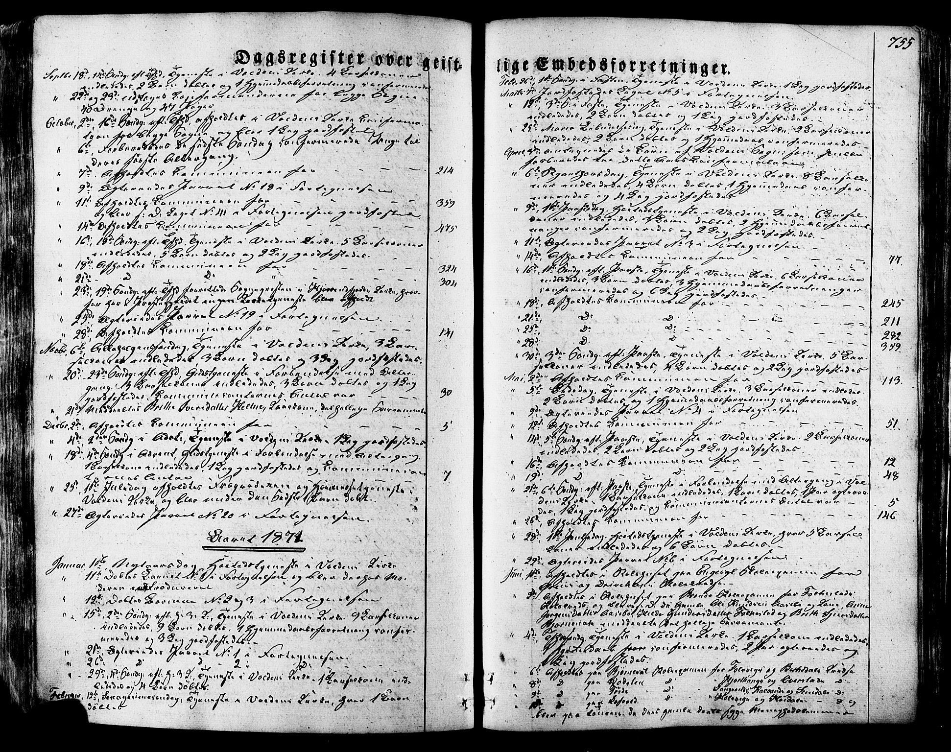 Ministerialprotokoller, klokkerbøker og fødselsregistre - Møre og Romsdal, SAT/A-1454/511/L0140: Parish register (official) no. 511A07, 1851-1878, p. 755