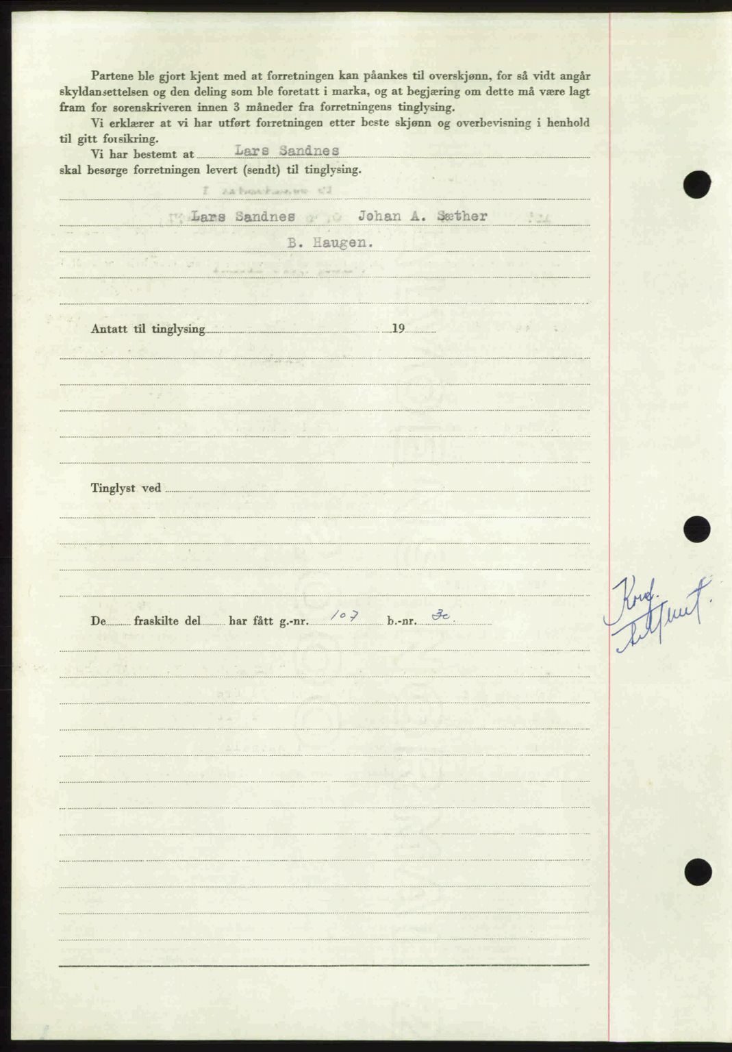 Nordmøre sorenskriveri, AV/SAT-A-4132/1/2/2Ca: Mortgage book no. A113, 1949-1950, Diary no: : 118/1950