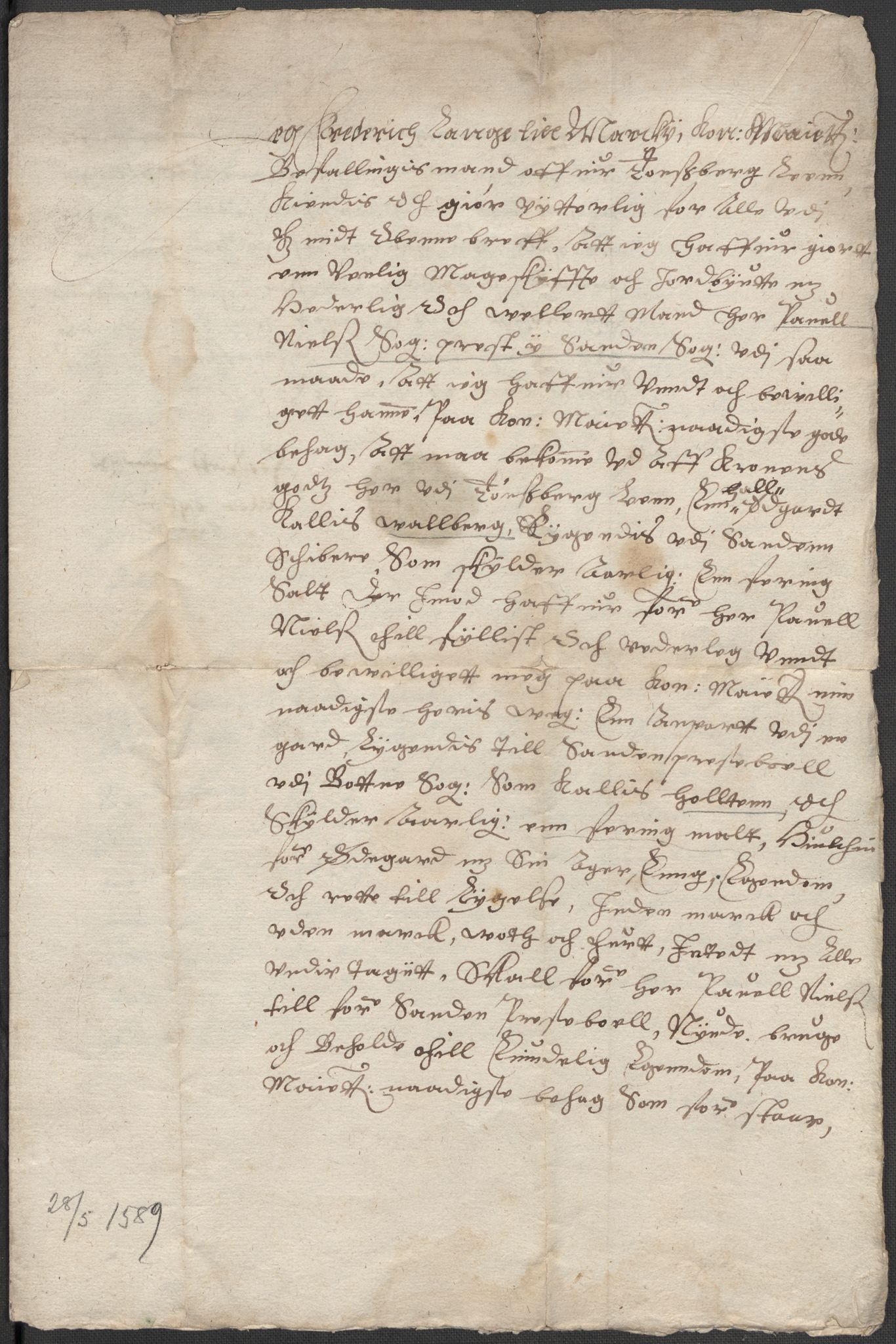 Riksarkivets diplomsamling, AV/RA-EA-5965/F15/L0021: Prestearkiv - Vestfold, 1573-1858, p. 12