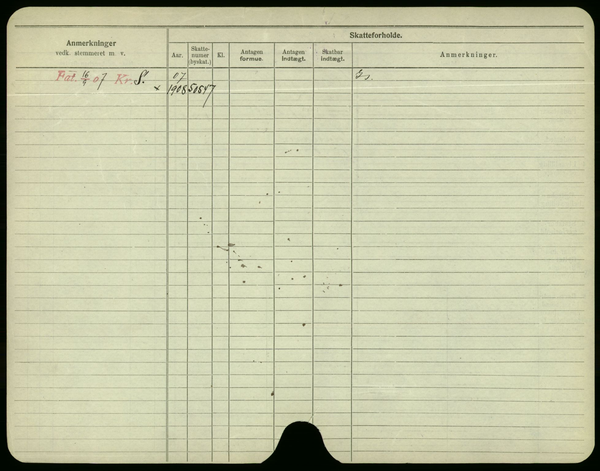 Oslo folkeregister, Registerkort, AV/SAO-A-11715/F/Fa/Fac/L0003: Menn, 1906-1914, p. 355b