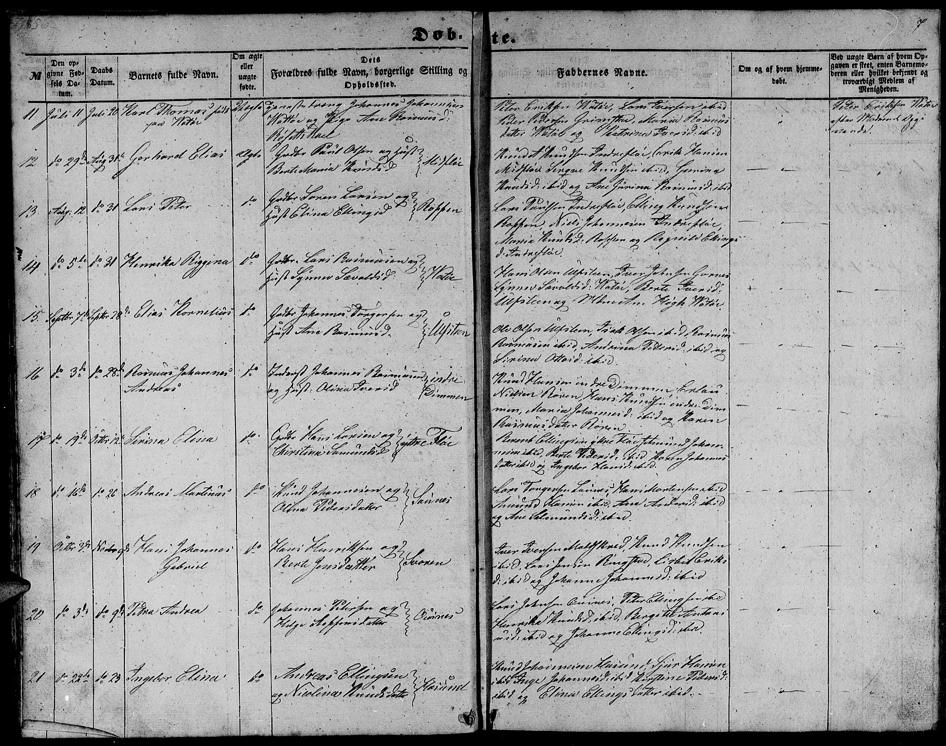 Ministerialprotokoller, klokkerbøker og fødselsregistre - Møre og Romsdal, AV/SAT-A-1454/509/L0111: Parish register (copy) no. 509C01, 1854-1882, p. 7