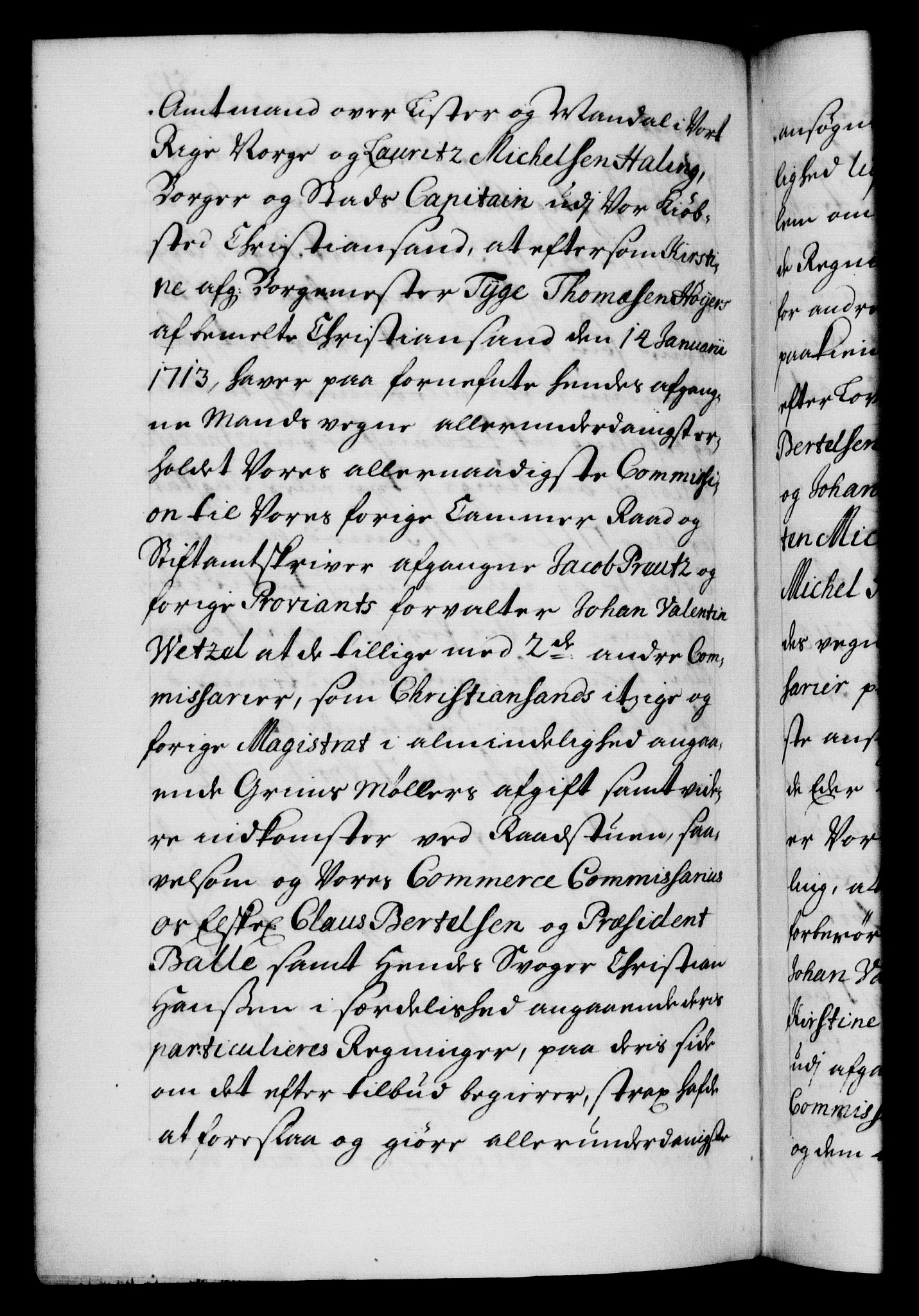 Danske Kanselli 1572-1799, AV/RA-EA-3023/F/Fc/Fca/Fcab/L0019: Norske tegnelser, 1710-1714, p. 513b