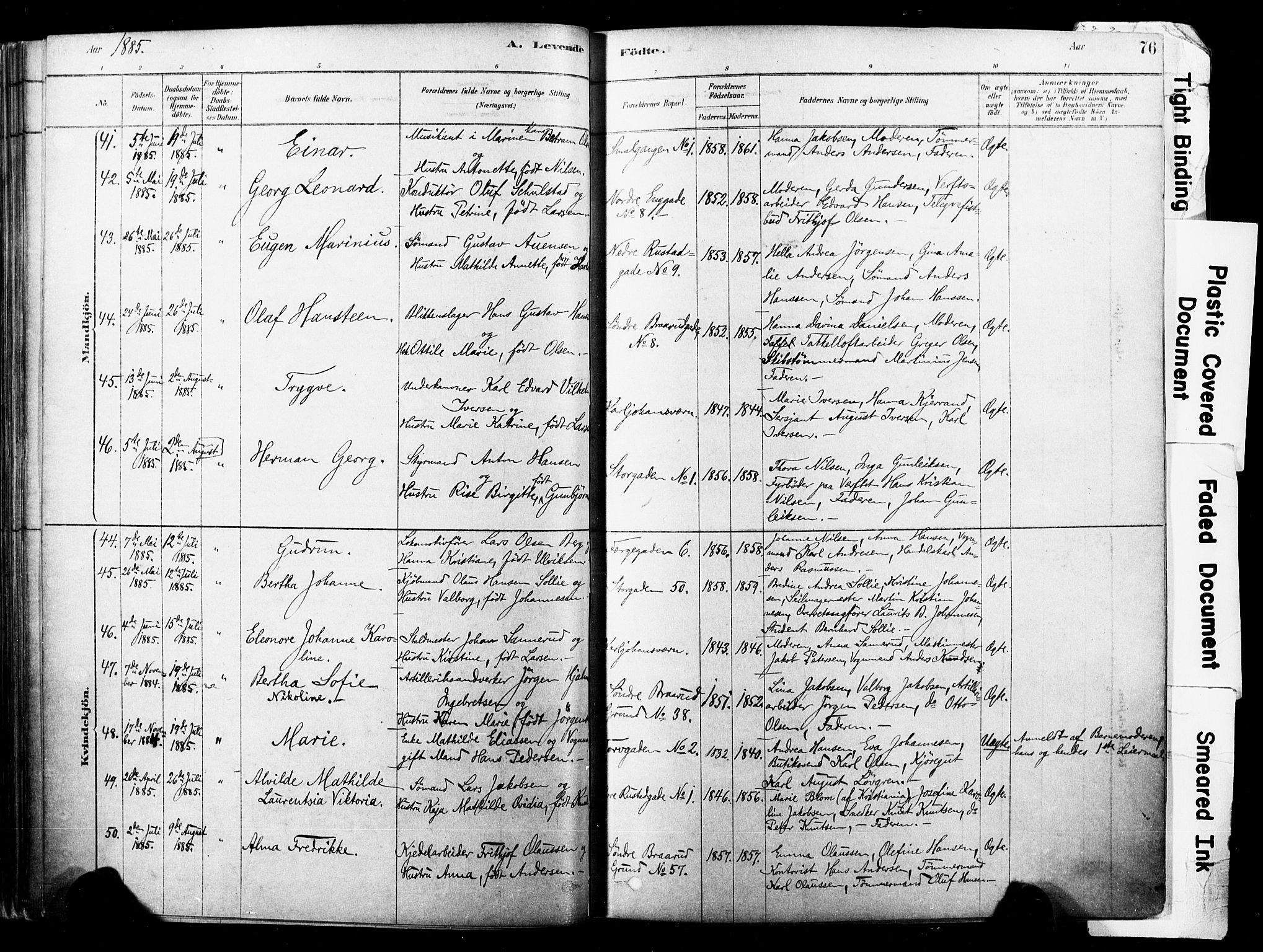 Horten kirkebøker, SAKO/A-348/F/Fa/L0003: Parish register (official) no. 3, 1878-1887, p. 76