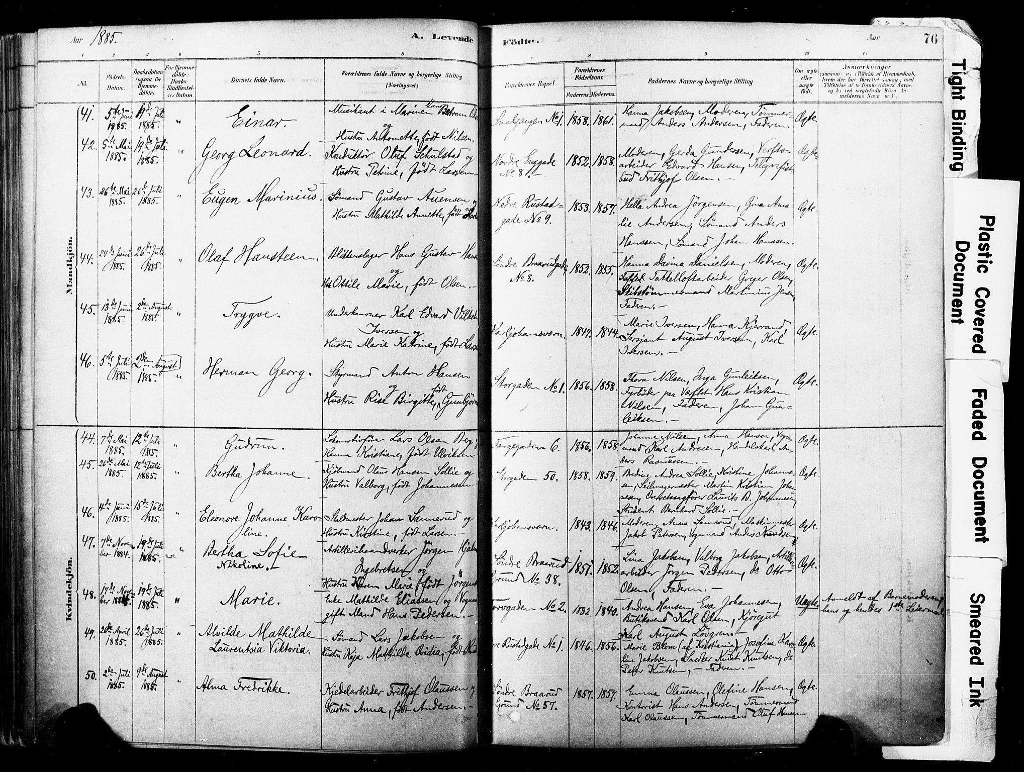 Horten kirkebøker, AV/SAKO-A-348/F/Fa/L0003: Parish register (official) no. 3, 1878-1887, p. 76