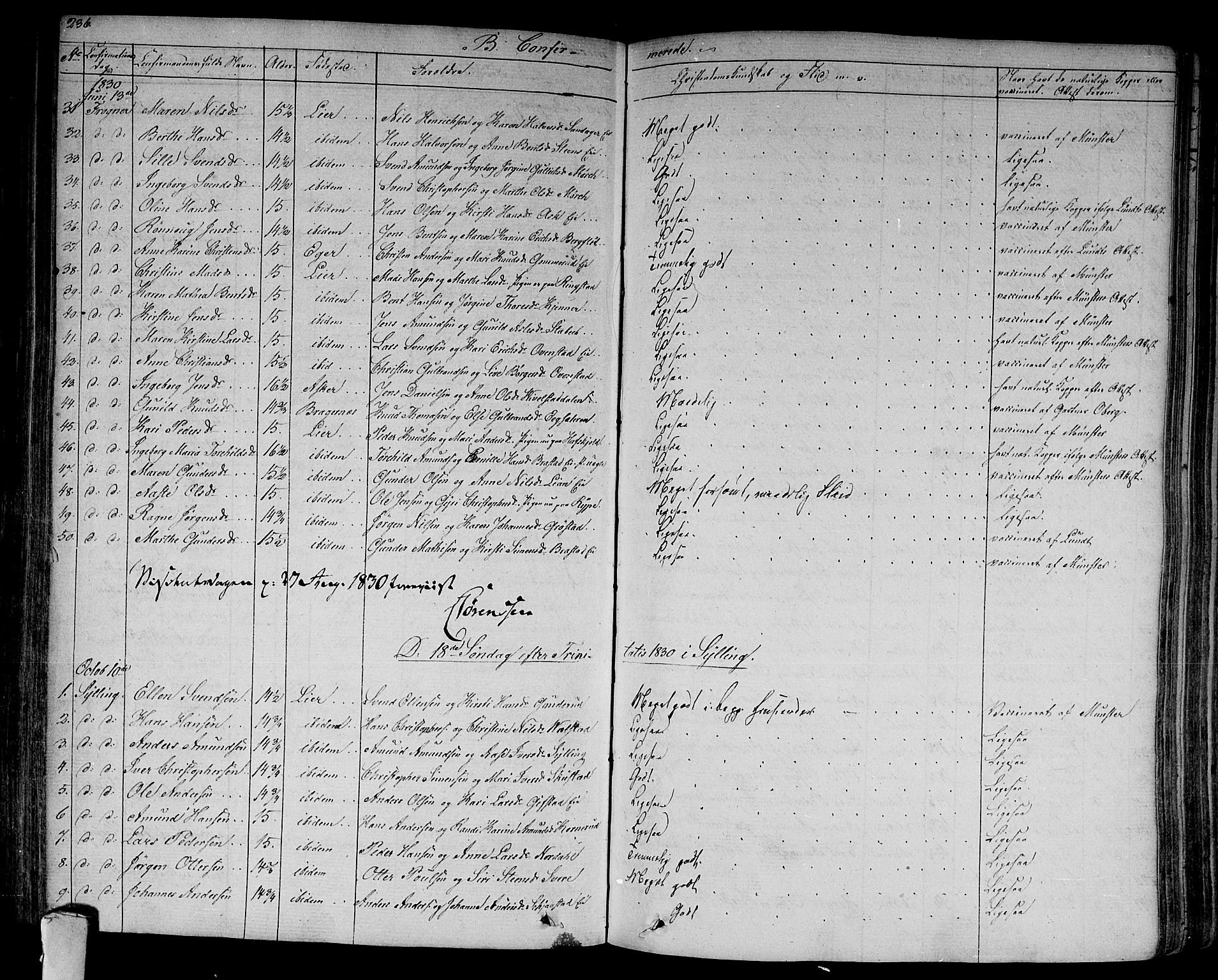 Lier kirkebøker, AV/SAKO-A-230/F/Fa/L0010: Parish register (official) no. I 10, 1827-1843, p. 236