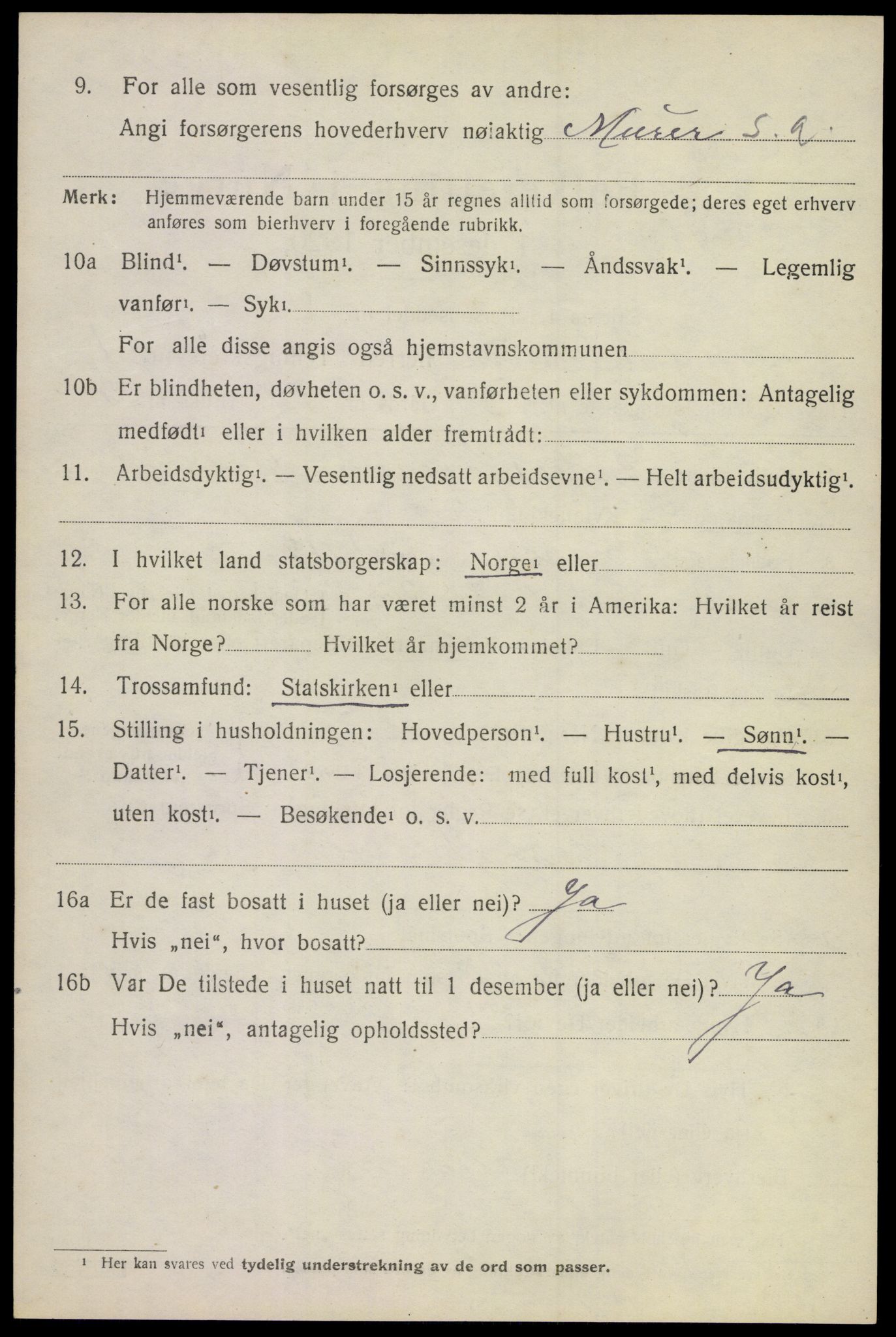 SAKO, 1920 census for Uvdal, 1920, p. 772