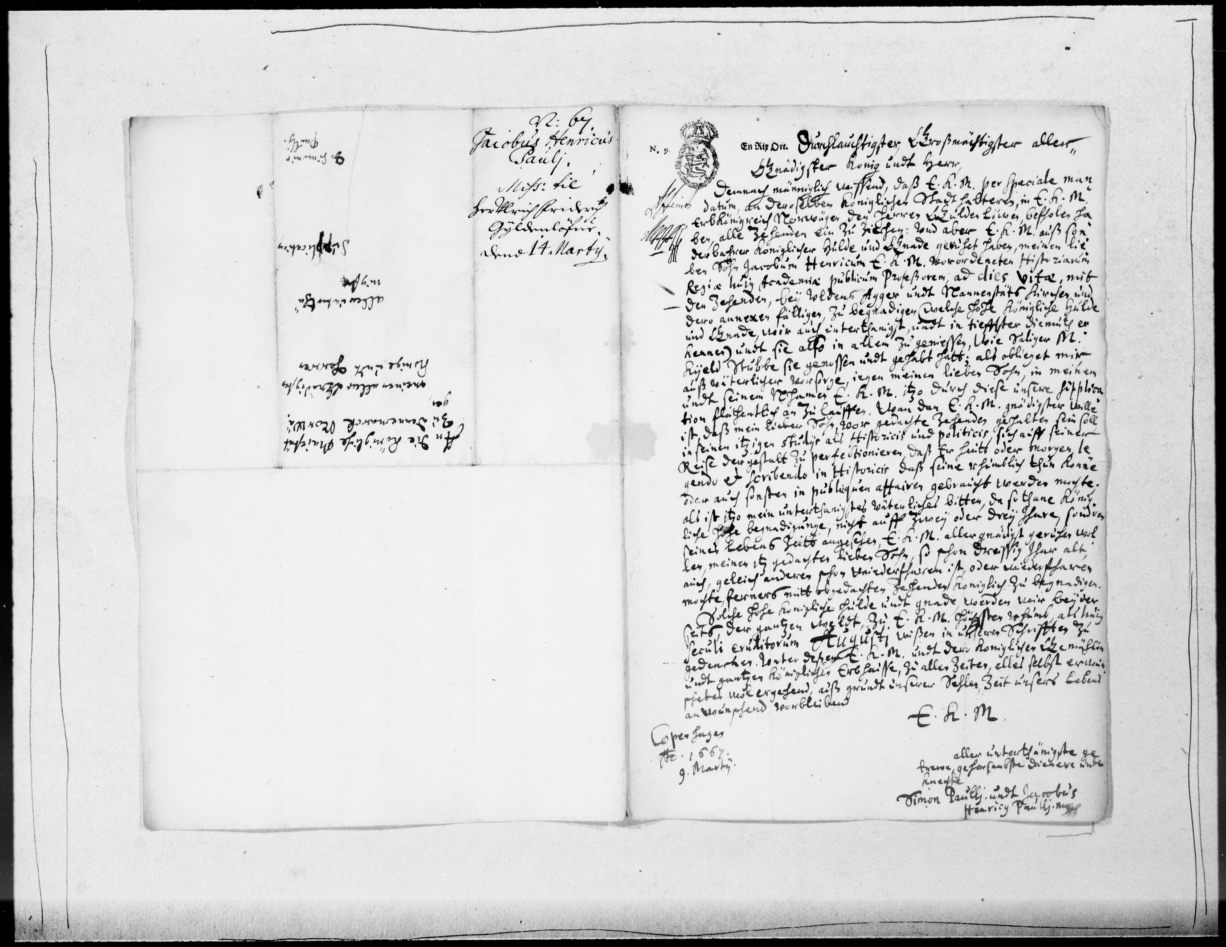 Danske Kanselli 1572-1799, AV/RA-EA-3023/F/Fc/Fcc/Fcca/L0026: Norske innlegg 1572-1799, 1666-1667, p. 159