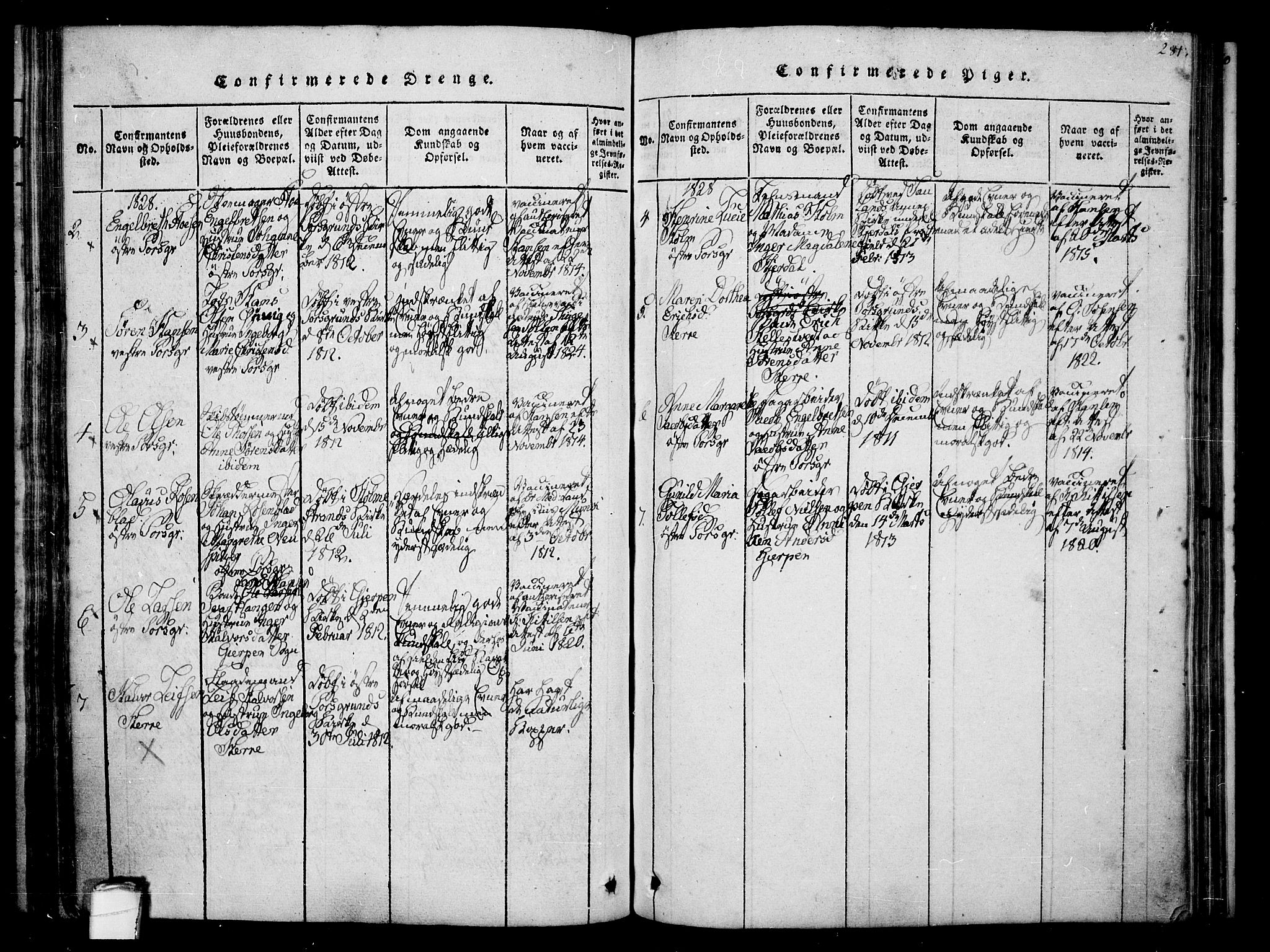 Porsgrunn kirkebøker , SAKO/A-104/F/Fa/L0004: Parish register (official) no. 4, 1814-1828, p. 281