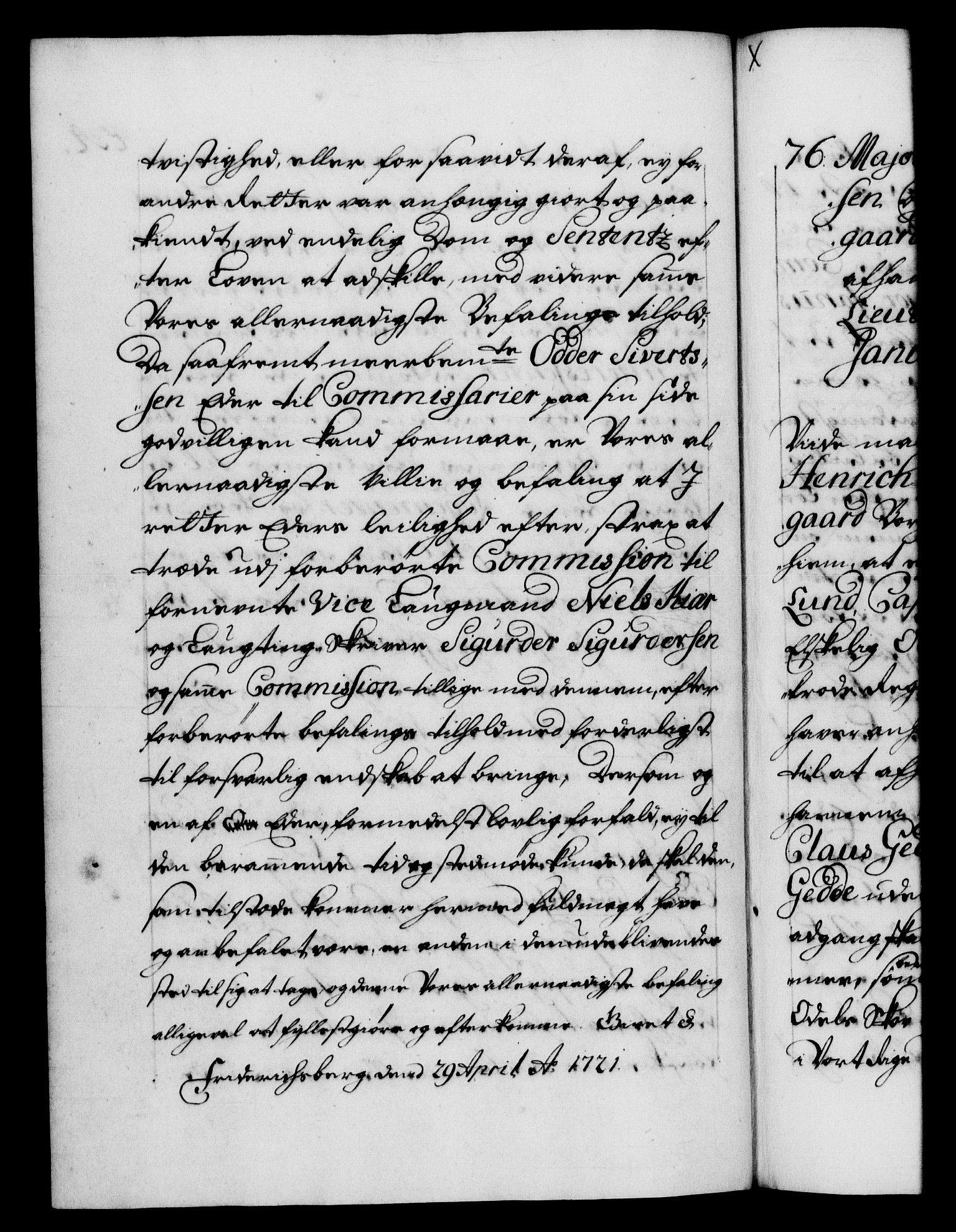 Danske Kanselli 1572-1799, AV/RA-EA-3023/F/Fc/Fca/Fcab/L0021: Norske tegnelser, 1719-1721, p. 434b