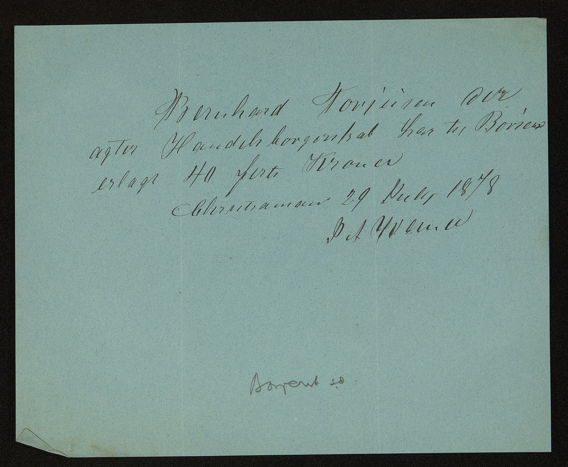 Kristiansand By - Magistraten, ARKSOR/1001KG122/G/Gc/L0009: Borgerbrev, 1877-1901