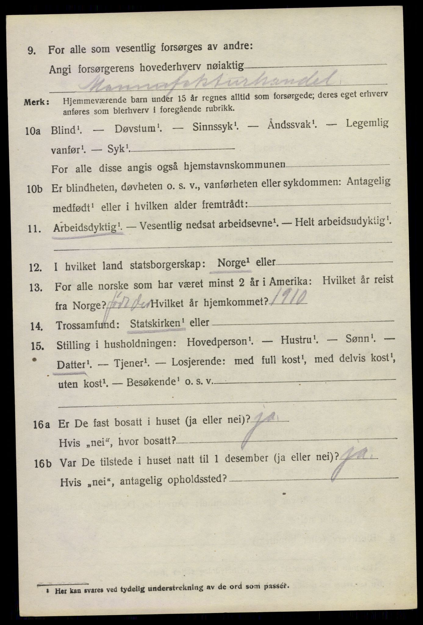 SAO, 1920 census for Enebakk, 1920, p. 2060