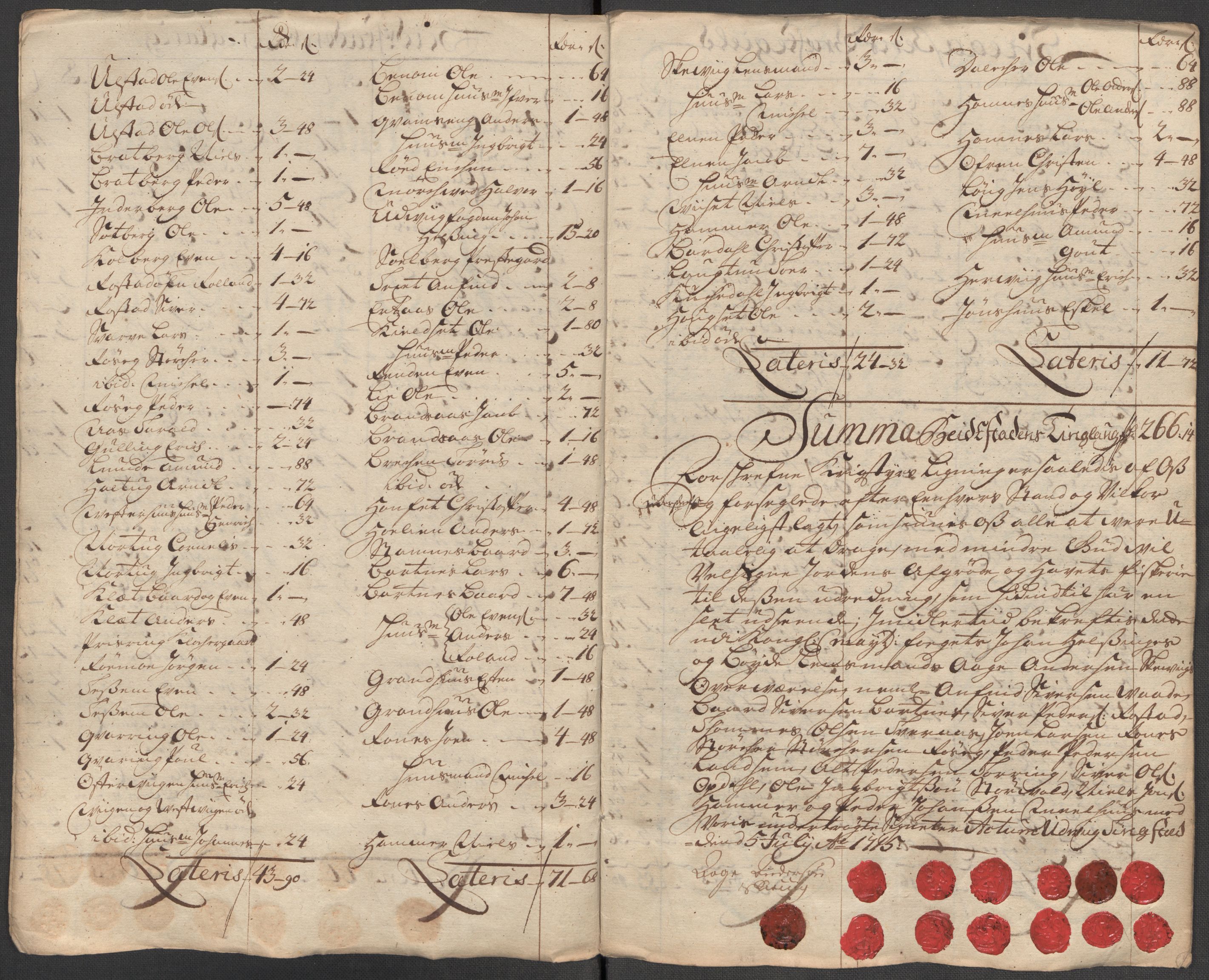 Rentekammeret inntil 1814, Reviderte regnskaper, Fogderegnskap, RA/EA-4092/R63/L4323: Fogderegnskap Inderøy, 1715, p. 194