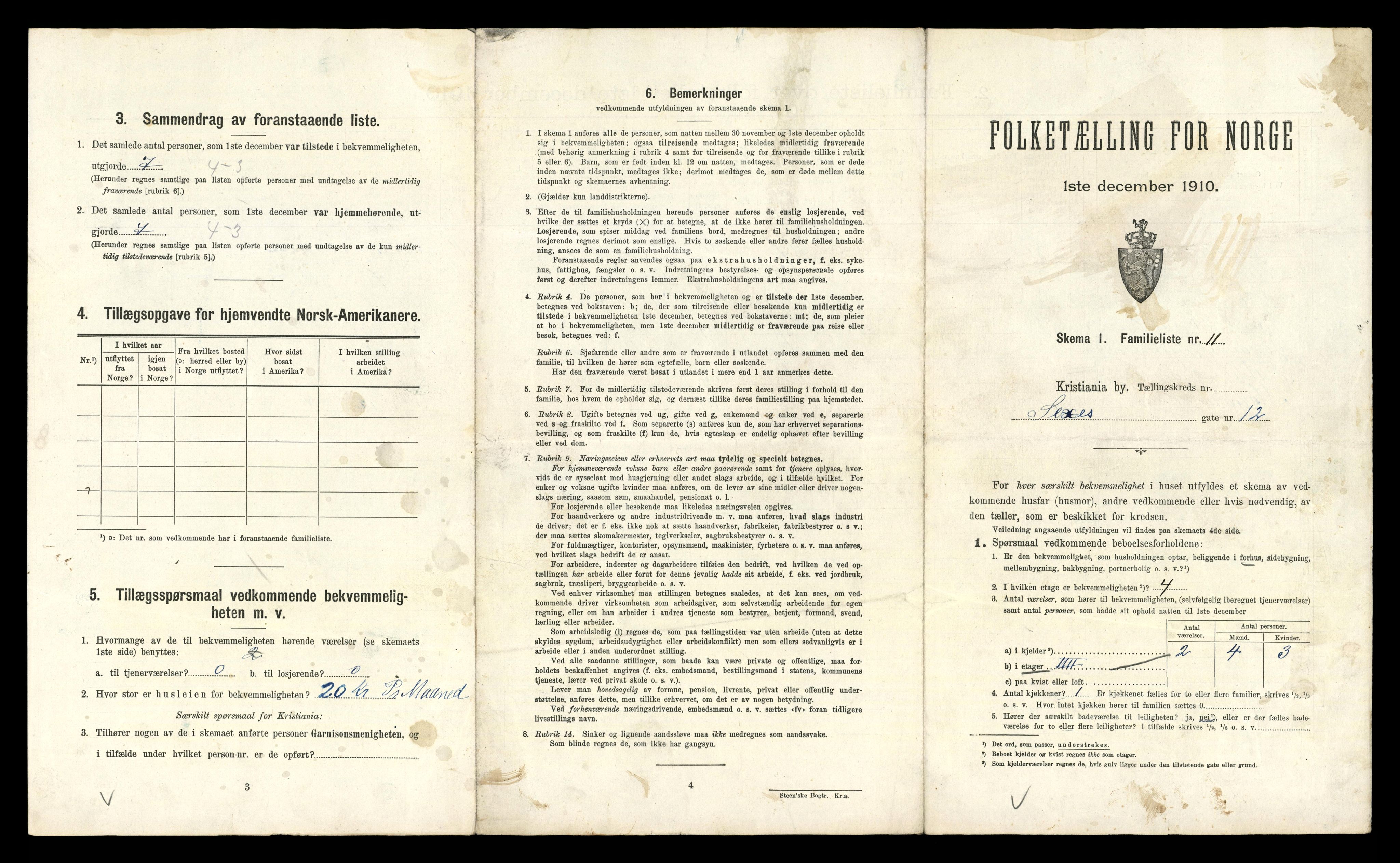 RA, 1910 census for Kristiania, 1910, p. 90549