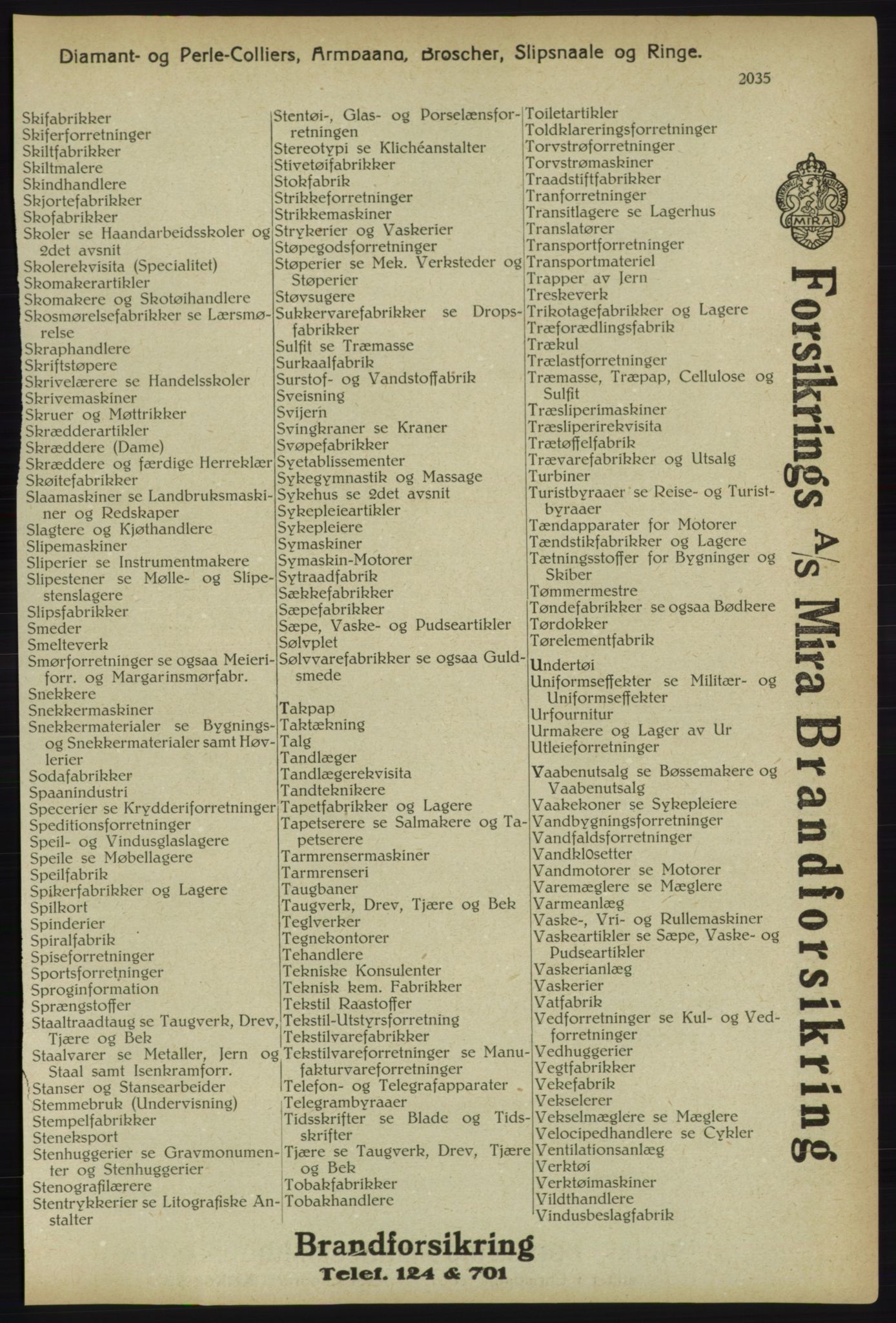 Kristiania/Oslo adressebok, PUBL/-, 1918, p. 2188