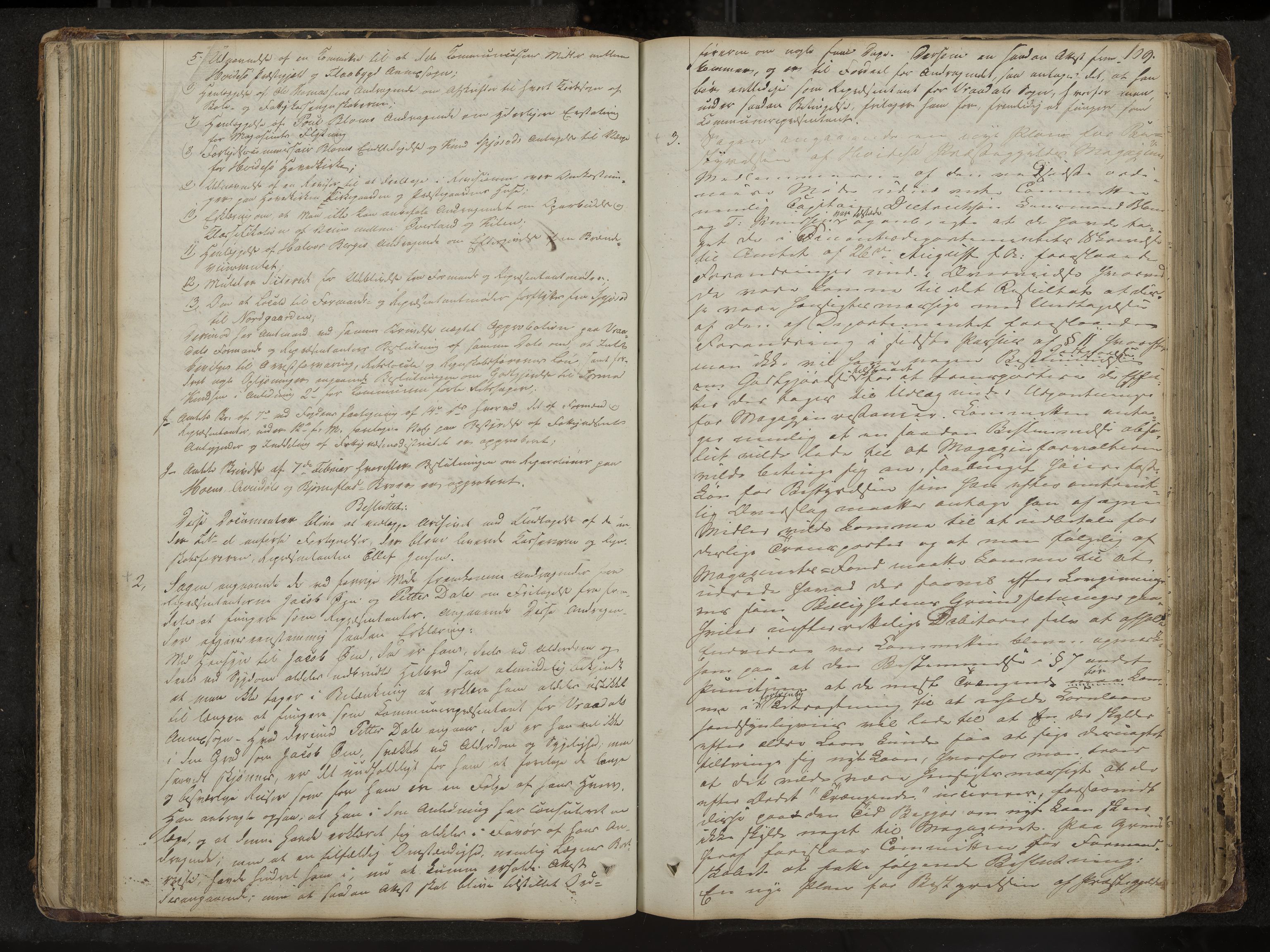 Kviteseid formannskap og sentraladministrasjon, IKAK/0829021/A/Aa/L0001: Møtebok med register, 1837-1866, p. 109