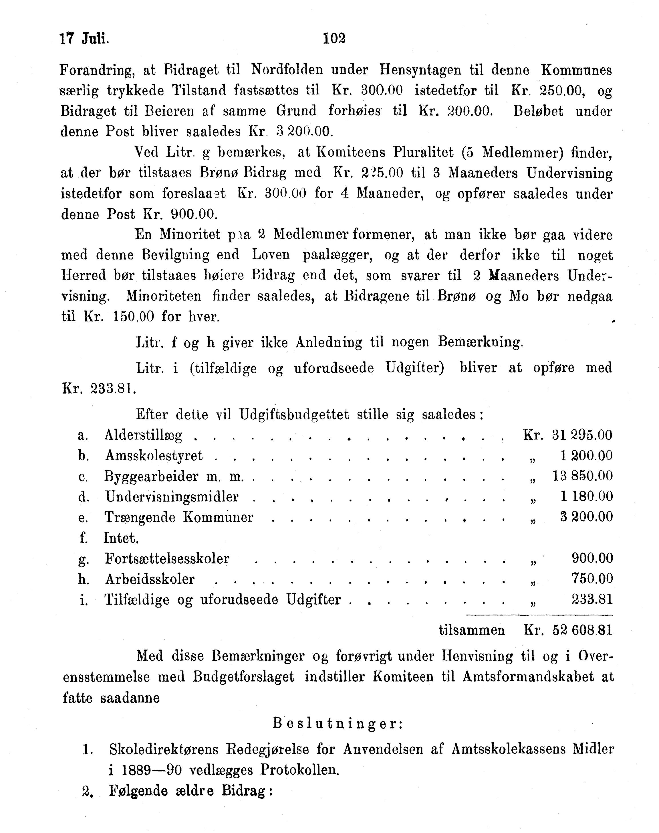 Nordland Fylkeskommune. Fylkestinget, AIN/NFK-17/176/A/Ac/L0016: Fylkestingsforhandlinger 1891-1893, 1891-1893