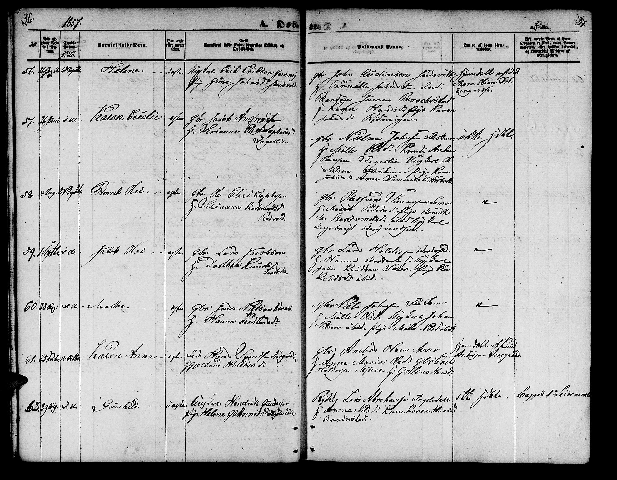 Målselv sokneprestembete, AV/SATØ-S-1311/G/Ga/Gab/L0001klokker: Parish register (copy) no. 1, 1856-1866, p. 36-37