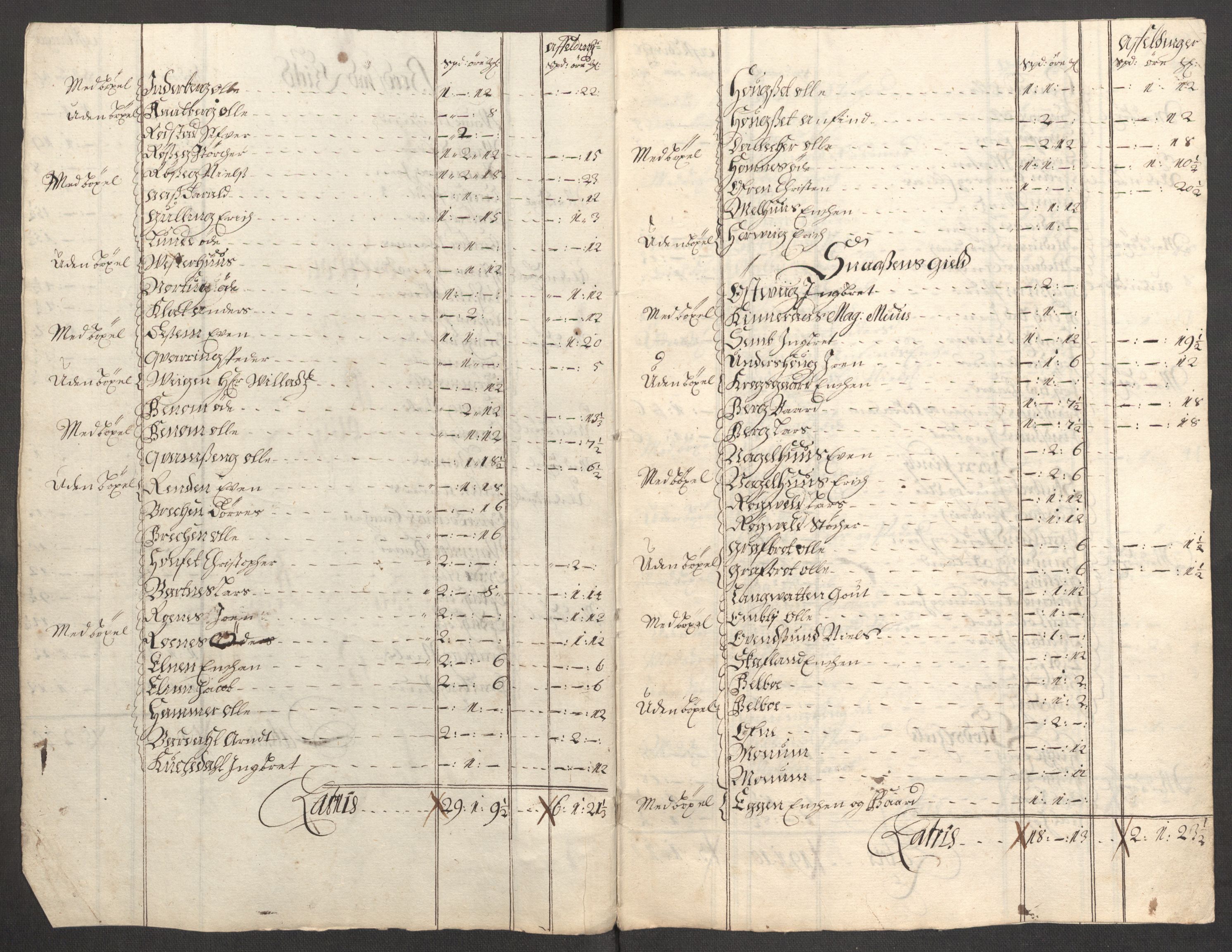 Rentekammeret inntil 1814, Reviderte regnskaper, Fogderegnskap, RA/EA-4092/R63/L4315: Fogderegnskap Inderøy, 1706-1707, p. 411