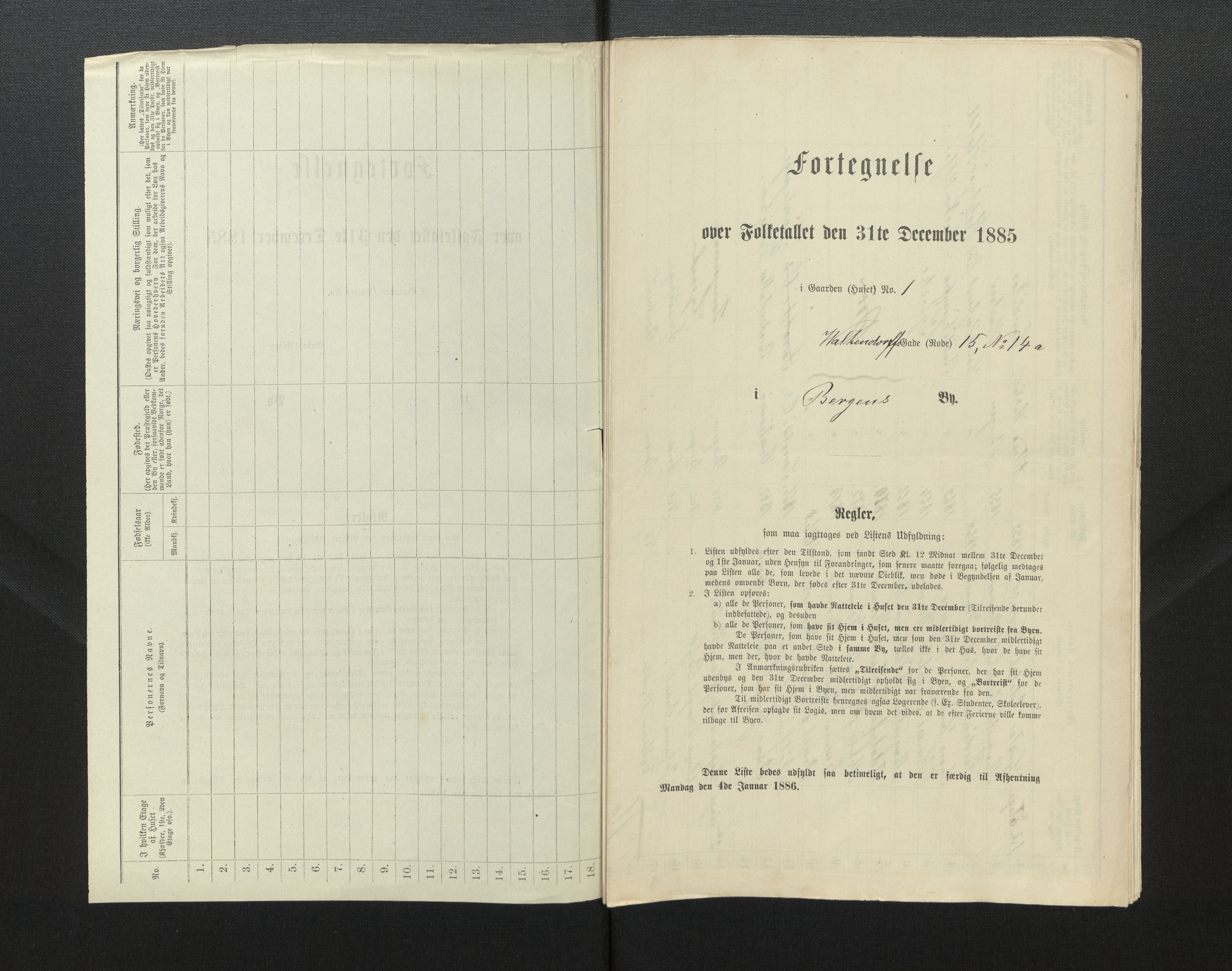 SAB, 1885 census for 1301 Bergen, 1885, p. 7959