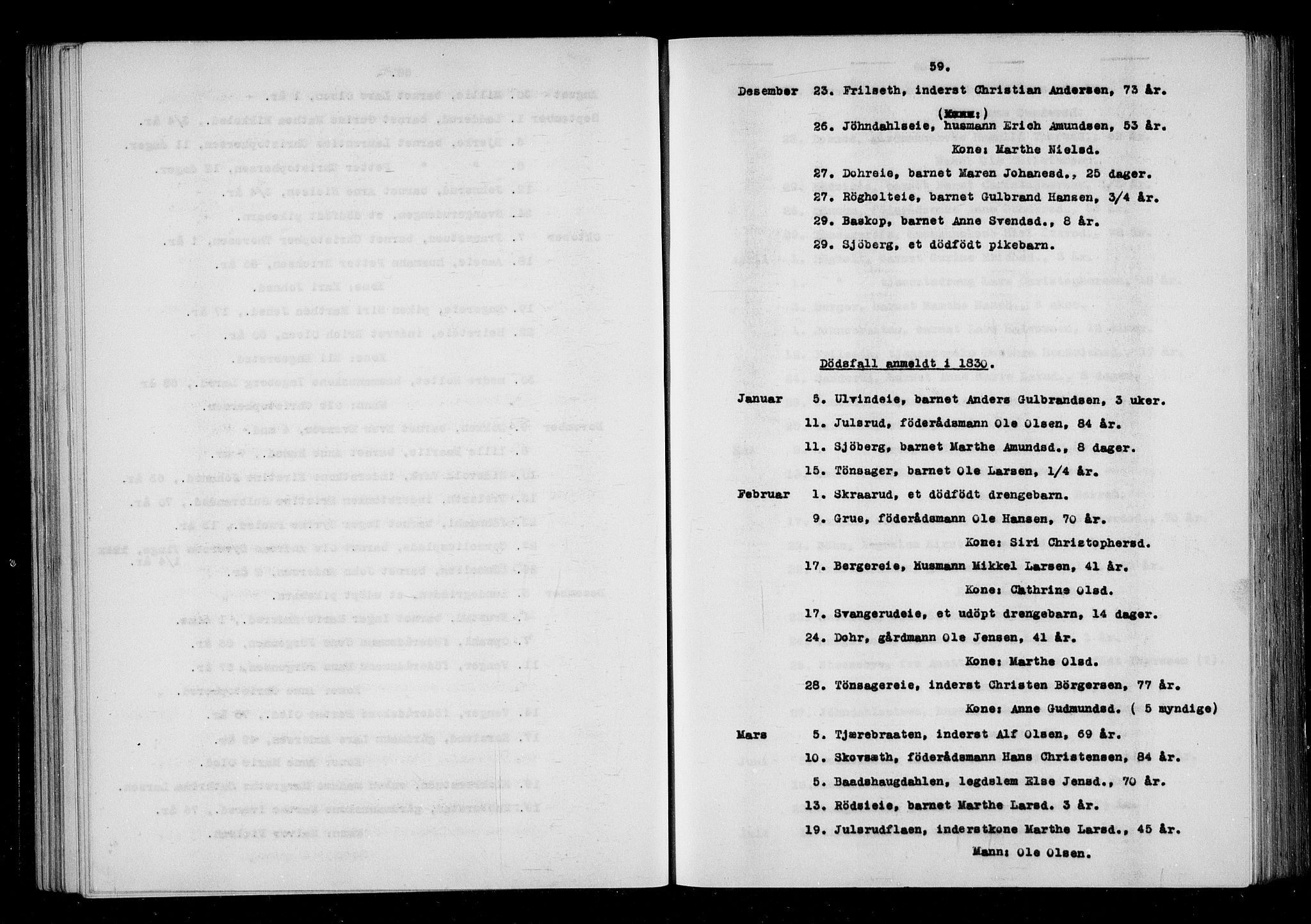 Eidsvoll tingrett, AV/SAO-A-10371/H/Ha/Haa/L0001: Dødsmeldingsprotokoll - Eidsvoll lensmannsdistrikt, 1815-1865, p. 59