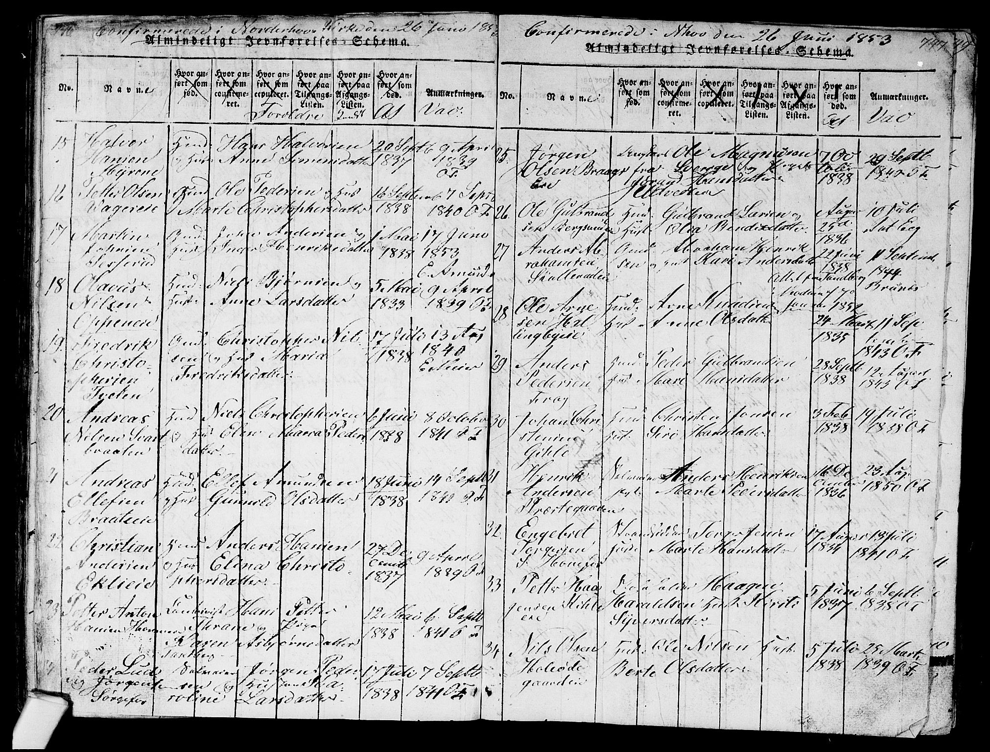 Norderhov kirkebøker, SAKO/A-237/G/Ga/L0003: Parish register (copy) no. I 3 /1, 1814-1876, p. 746-747