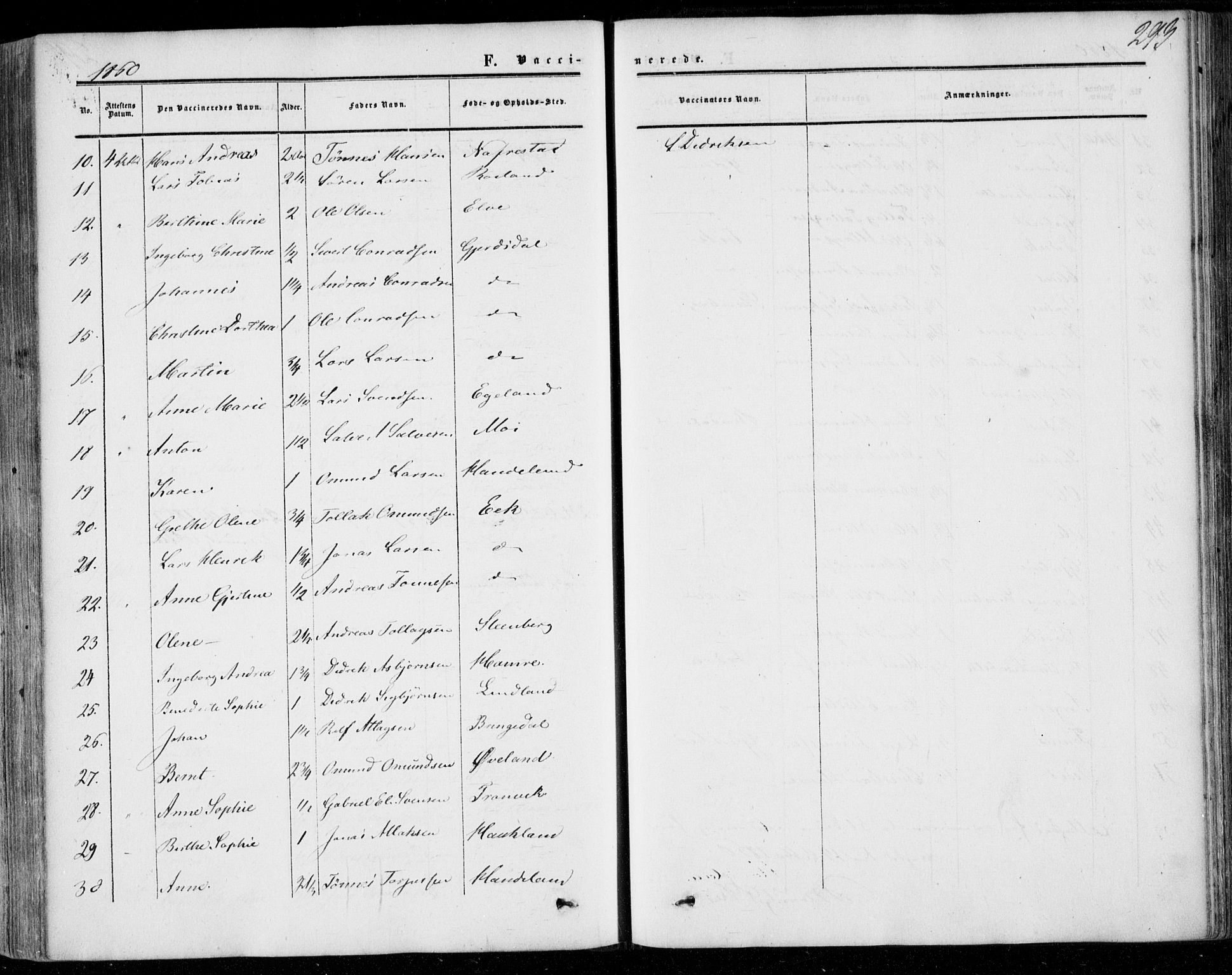 Lund sokneprestkontor, AV/SAST-A-101809/S06/L0009: Parish register (official) no. A 8, 1853-1877, p. 293