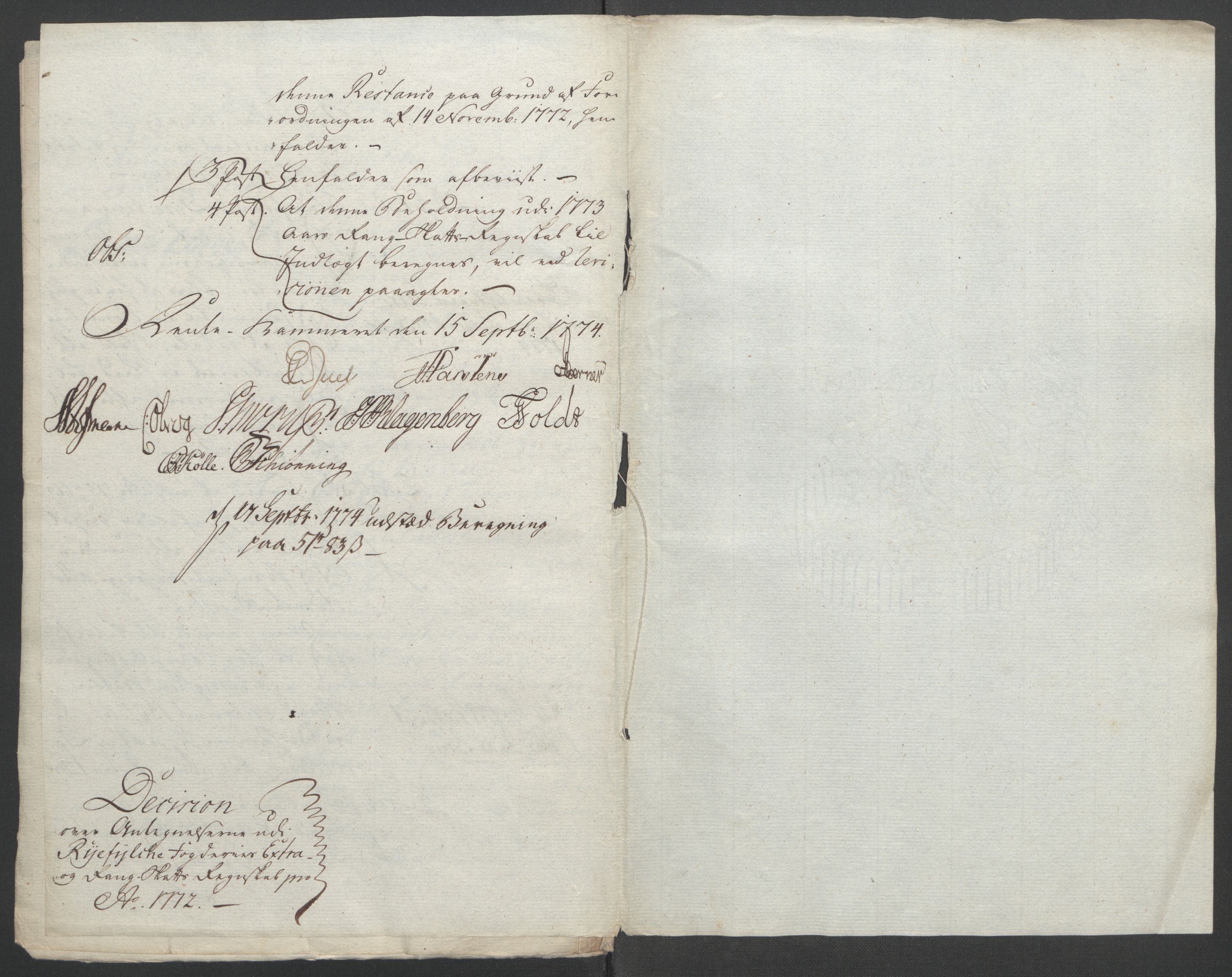 Rentekammeret inntil 1814, Reviderte regnskaper, Fogderegnskap, AV/RA-EA-4092/R47/L2972: Ekstraskatten Ryfylke, 1762-1780, p. 365