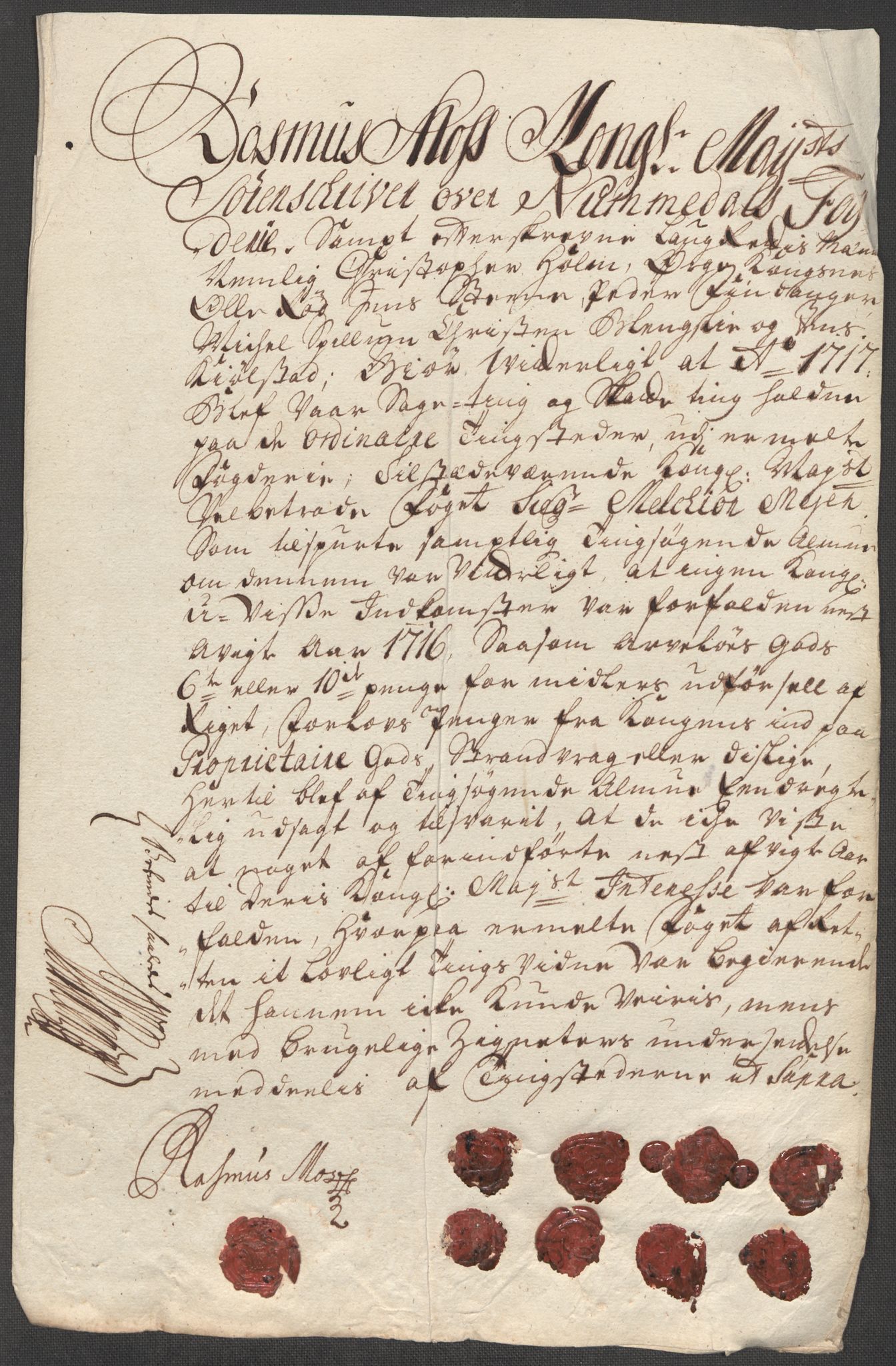 Rentekammeret inntil 1814, Reviderte regnskaper, Fogderegnskap, RA/EA-4092/R64/L4437: Fogderegnskap Namdal, 1716, p. 177