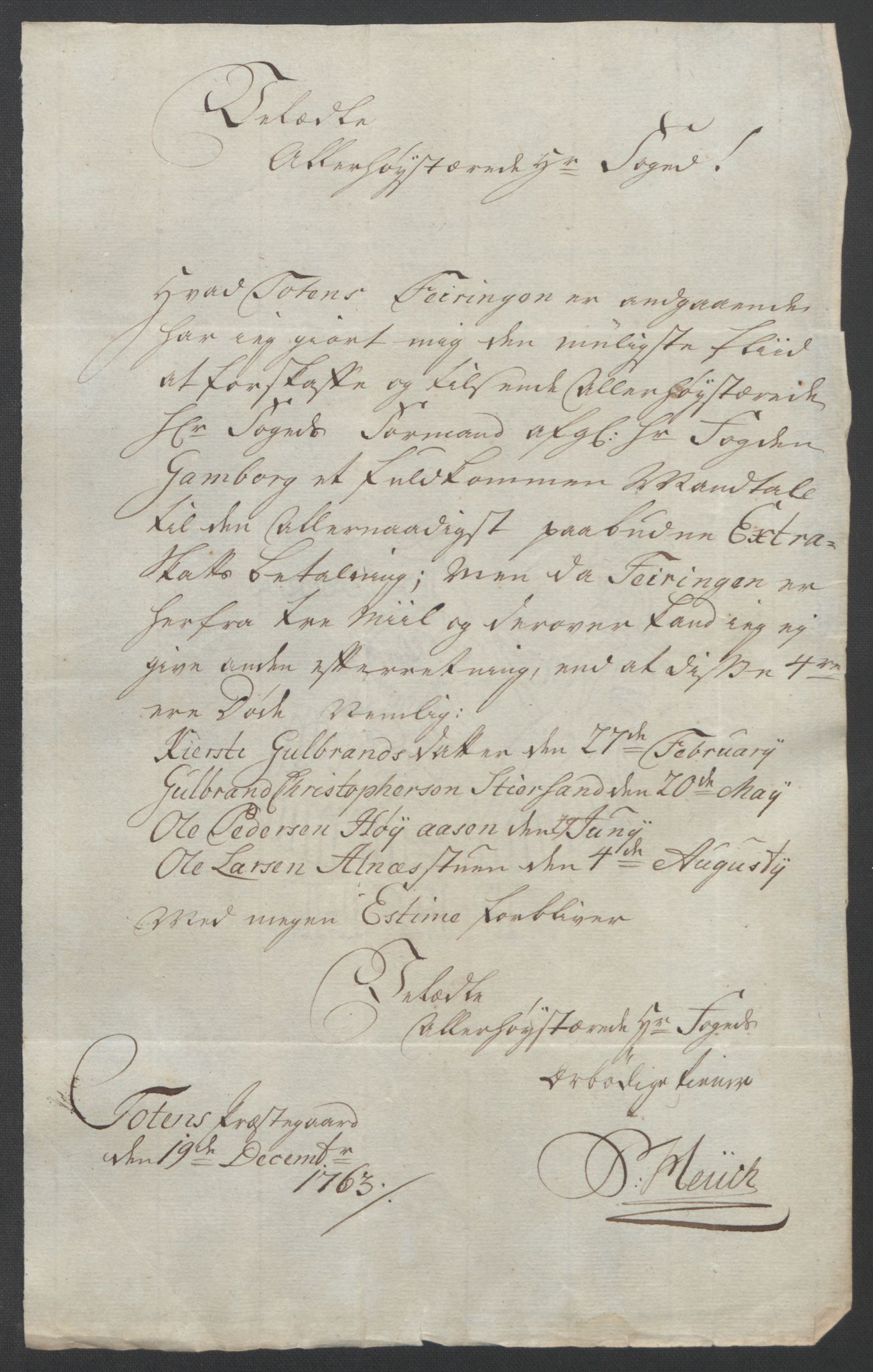 Rentekammeret inntil 1814, Reviderte regnskaper, Fogderegnskap, RA/EA-4092/R12/L0802: Ekstraskatten Øvre Romerike, 1762, p. 467