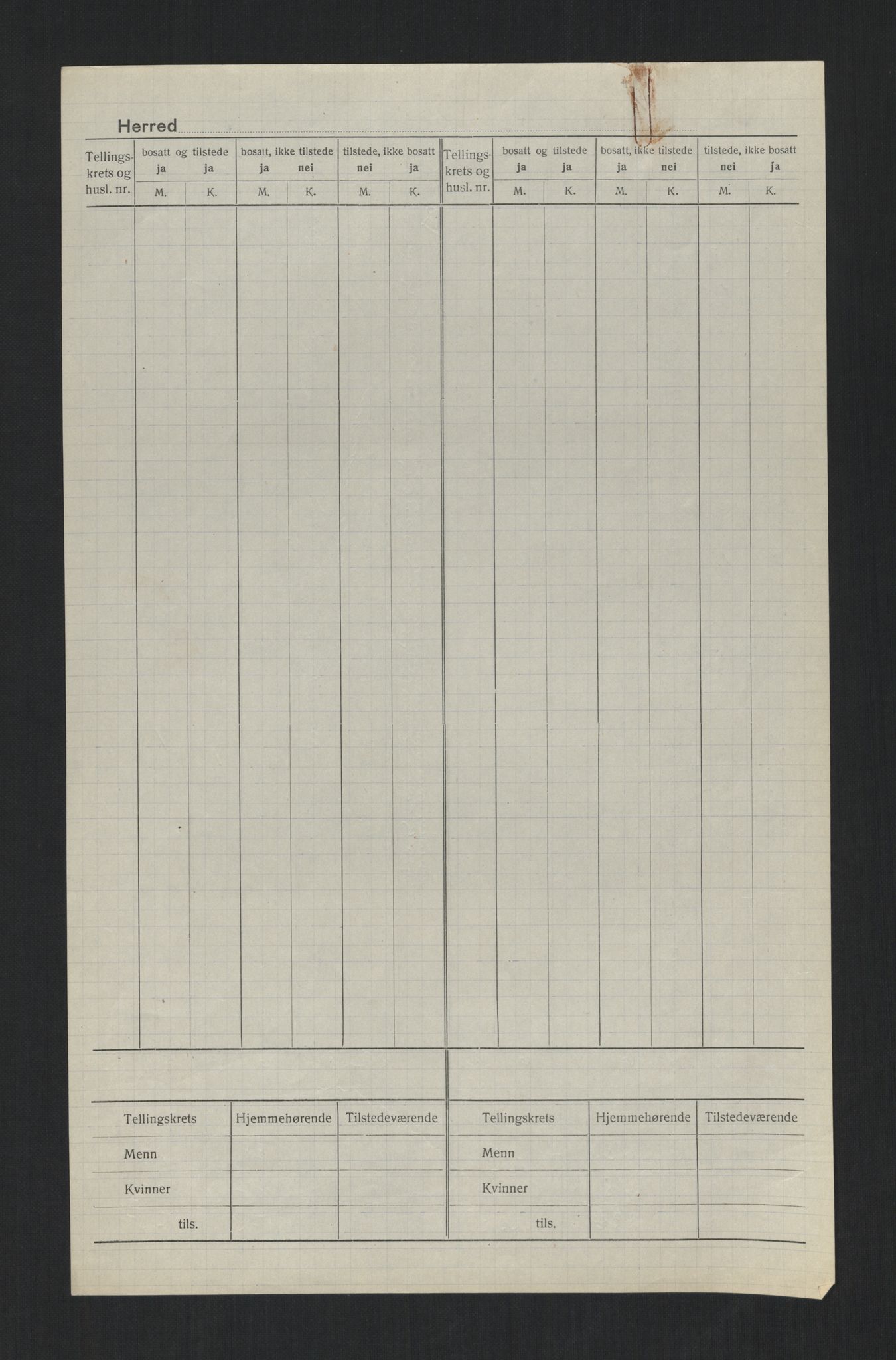 SAT, 1920 census for Flatanger, 1920, p. 9