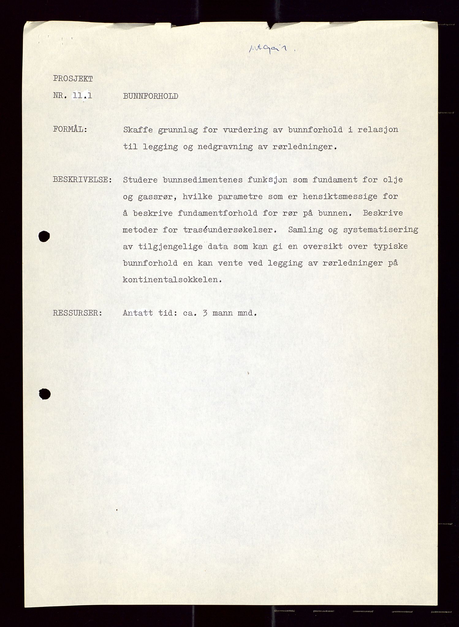 Industridepartementet, Oljekontoret, AV/SAST-A-101348/Di/L0002: DWP, måneds- kvartals- halvårs- og årsrapporter, økonomi, personell, div., 1972-1974, p. 99