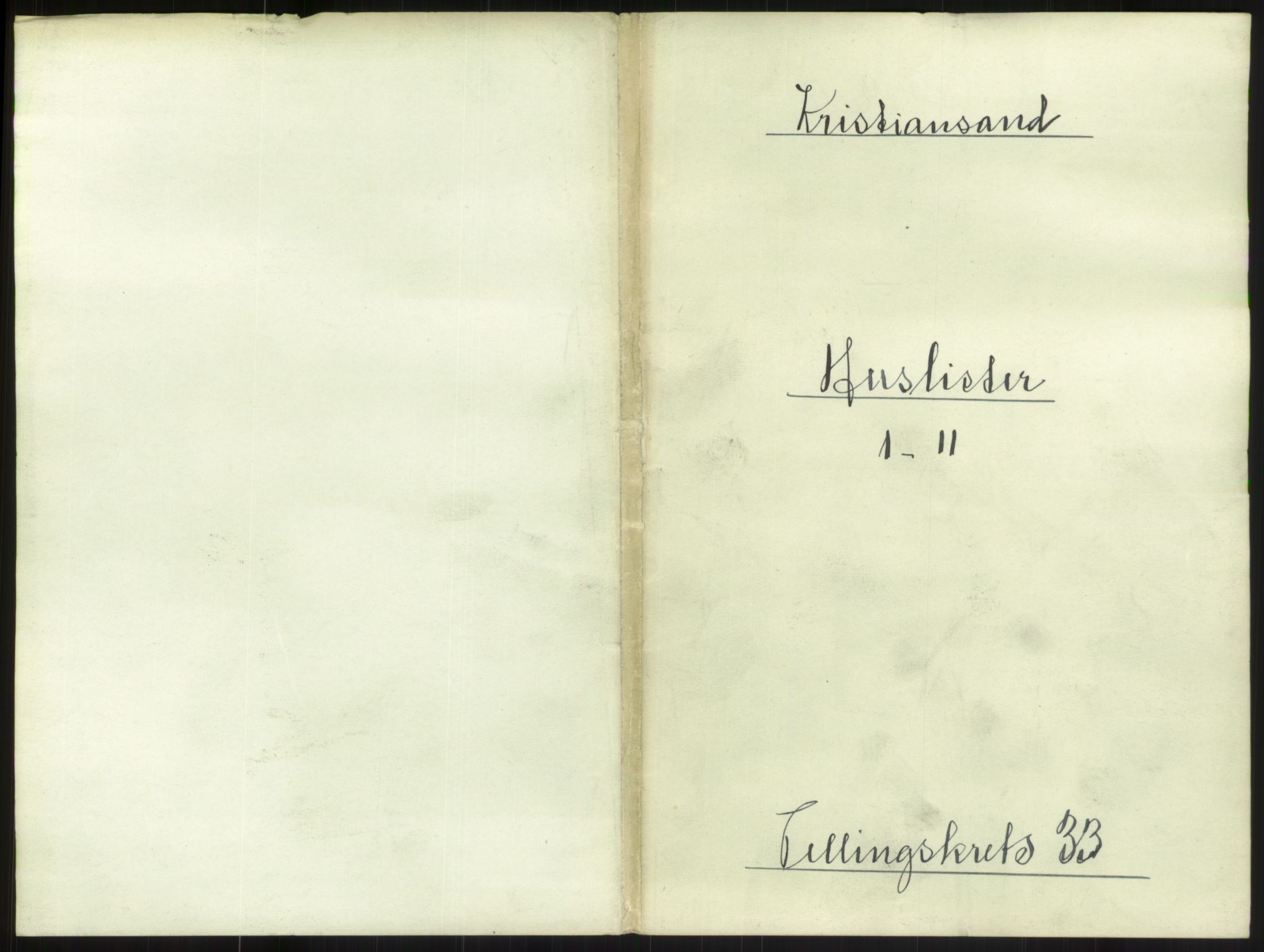 RA, 1891 census for 1001 Kristiansand, 1891, p. 1776