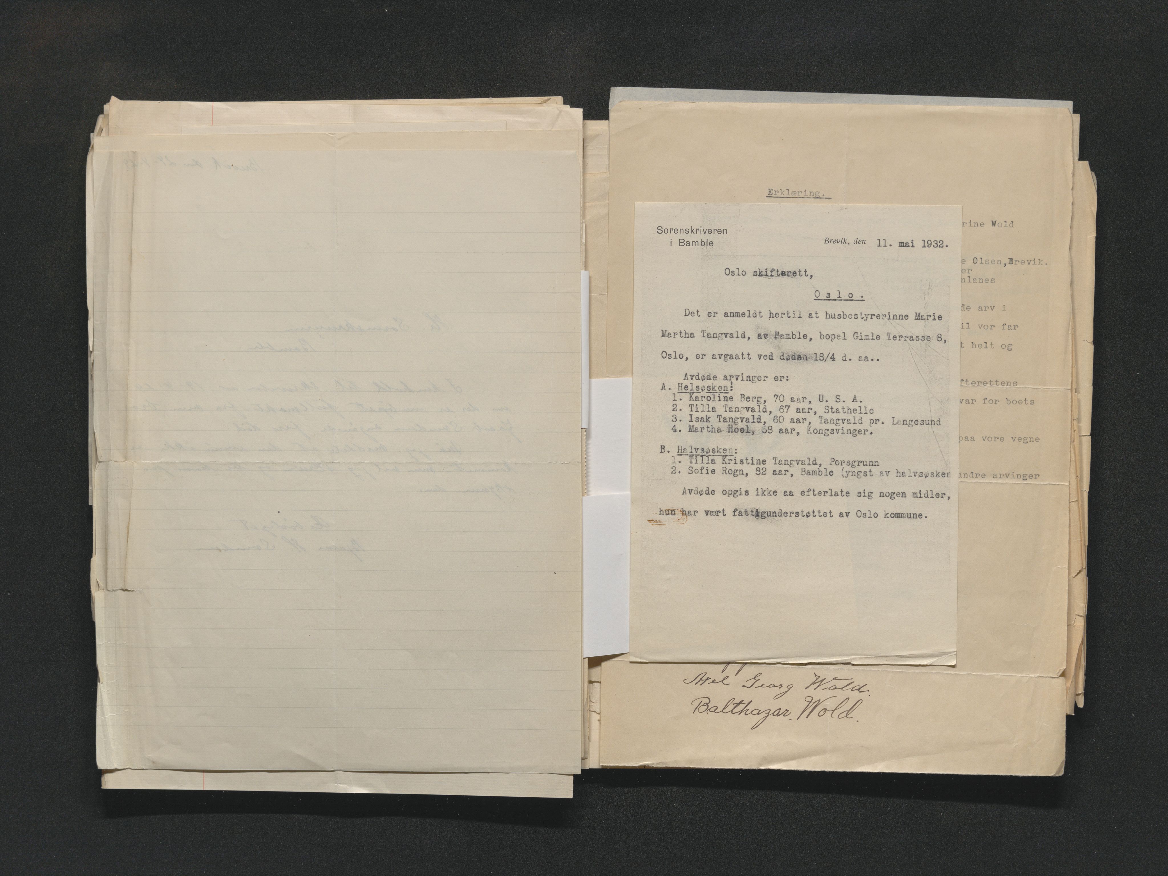 Bamble sorenskriveri, SAKO/A-214/H/Ha/Haa/Haab/L0001/0003: Dødsanmeldelsesprotokoll / Dødsanmeldelsesprotokoll, 1928-1933