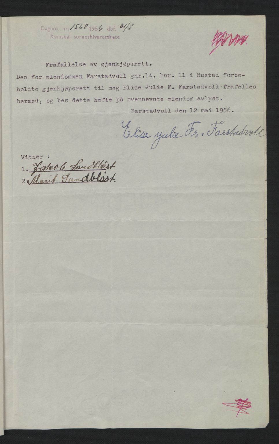 Romsdal sorenskriveri, AV/SAT-A-4149/1/2/2C: Mortgage book no. A7, 1939-1939, Diary no: : 2599/1939