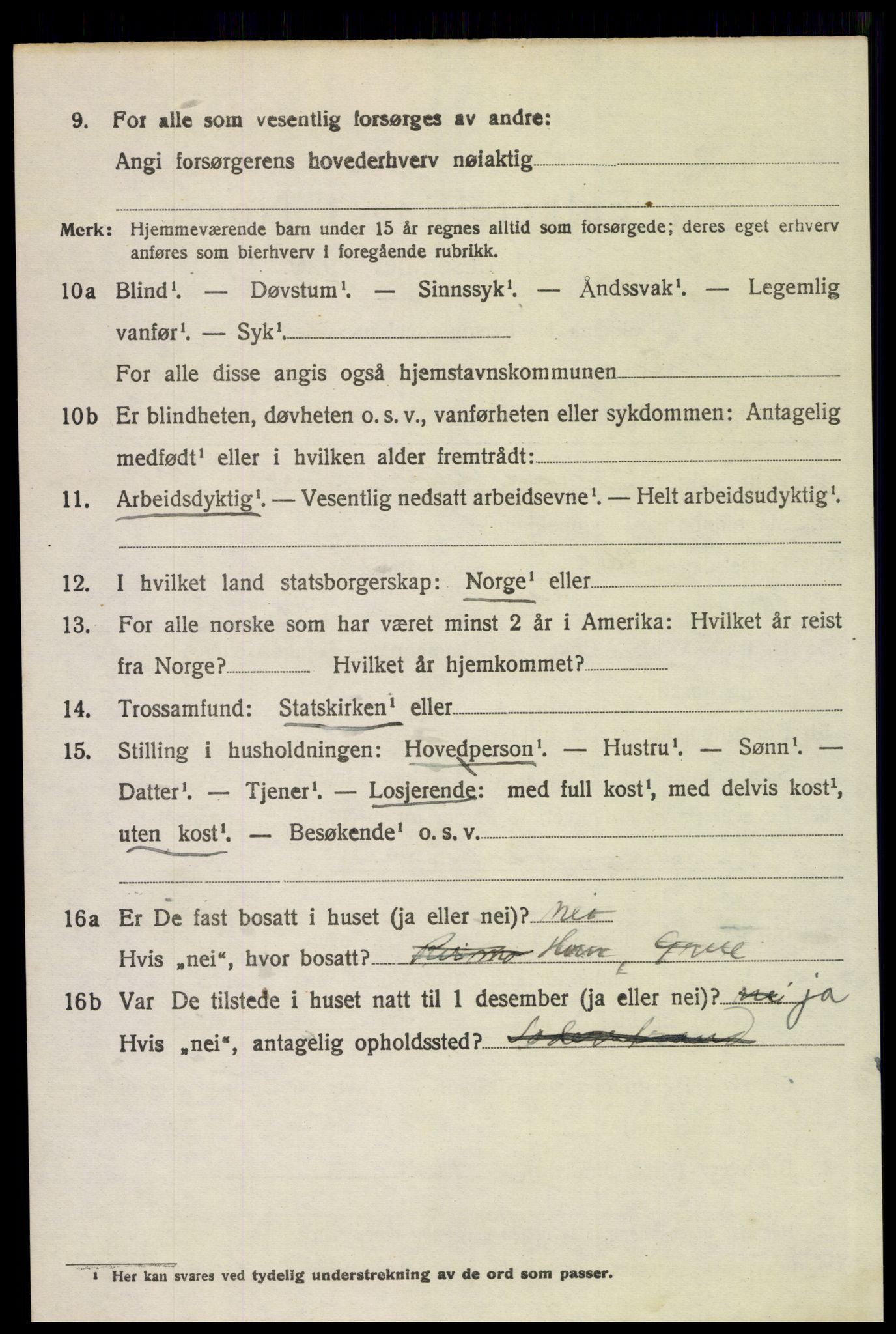 SAH, 1920 census for Grue, 1920, p. 13290