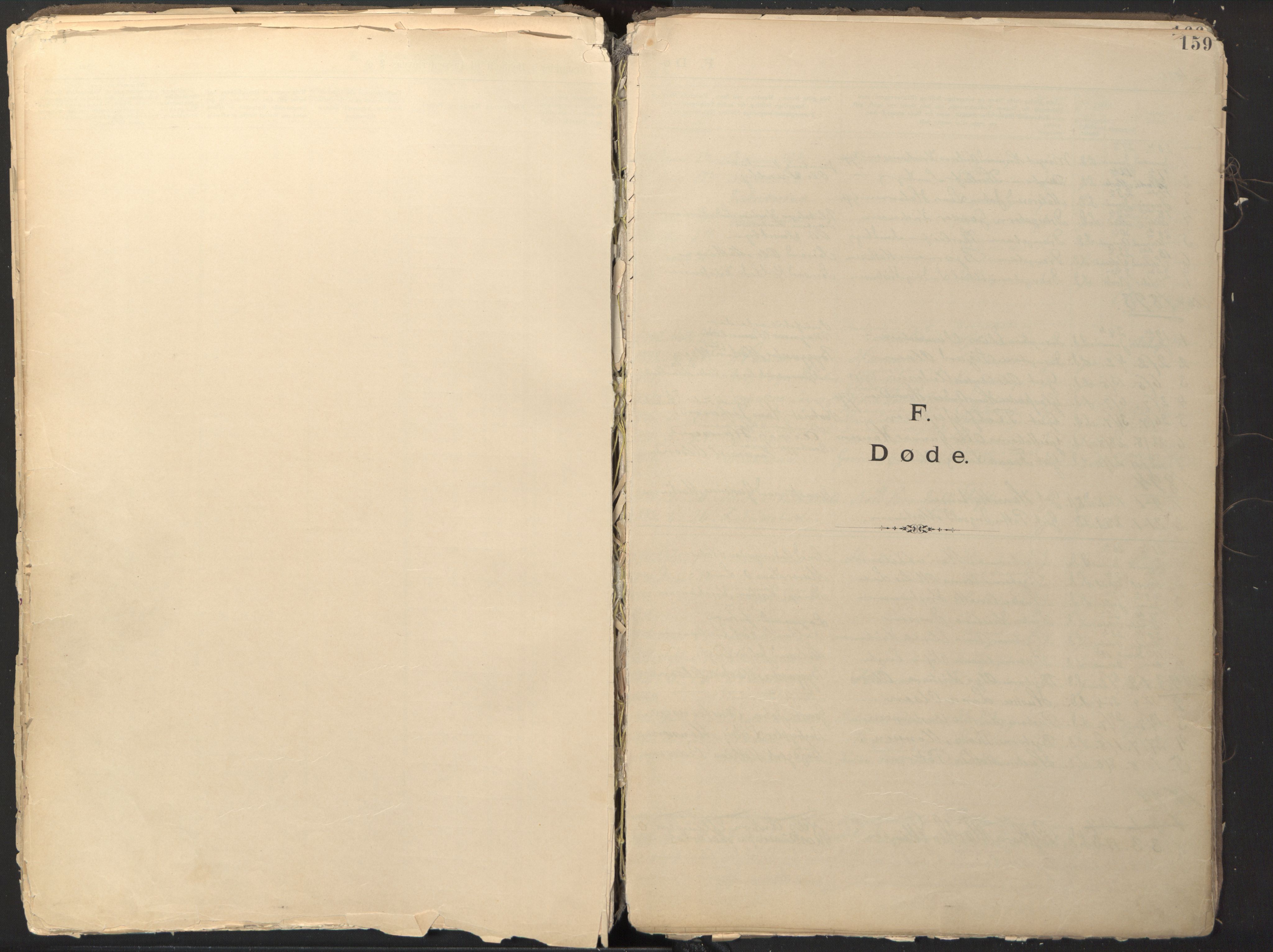 Den evangelisk-lutherske frikirke østre menighet, Oslo, SAO/PAO-0245/F/L0002: Dissenter register no. 2, 1892-1936, p. 159