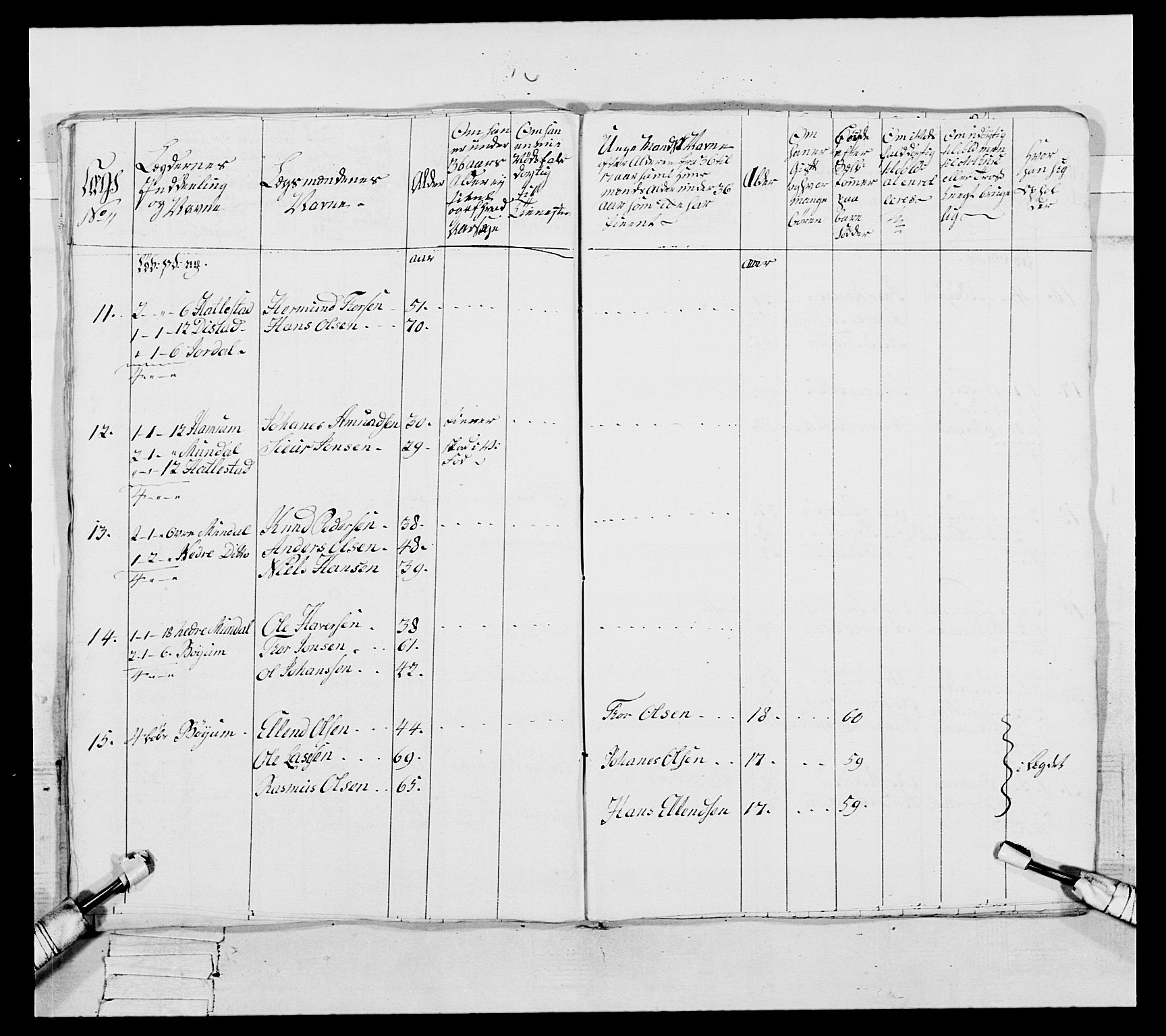 Generalitets- og kommissariatskollegiet, Det kongelige norske kommissariatskollegium, RA/EA-5420/E/Eh/L0091: 1. Bergenhusiske nasjonale infanteriregiment, 1780-1783, p. 373