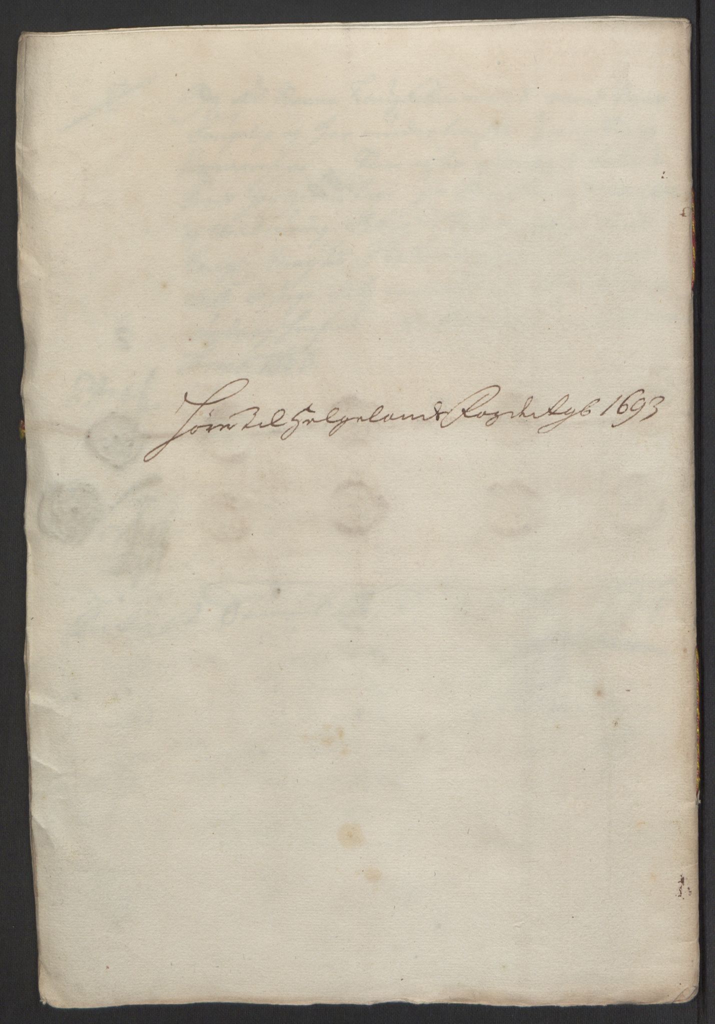 Rentekammeret inntil 1814, Reviderte regnskaper, Fogderegnskap, RA/EA-4092/R65/L4505: Fogderegnskap Helgeland, 1693-1696, p. 102