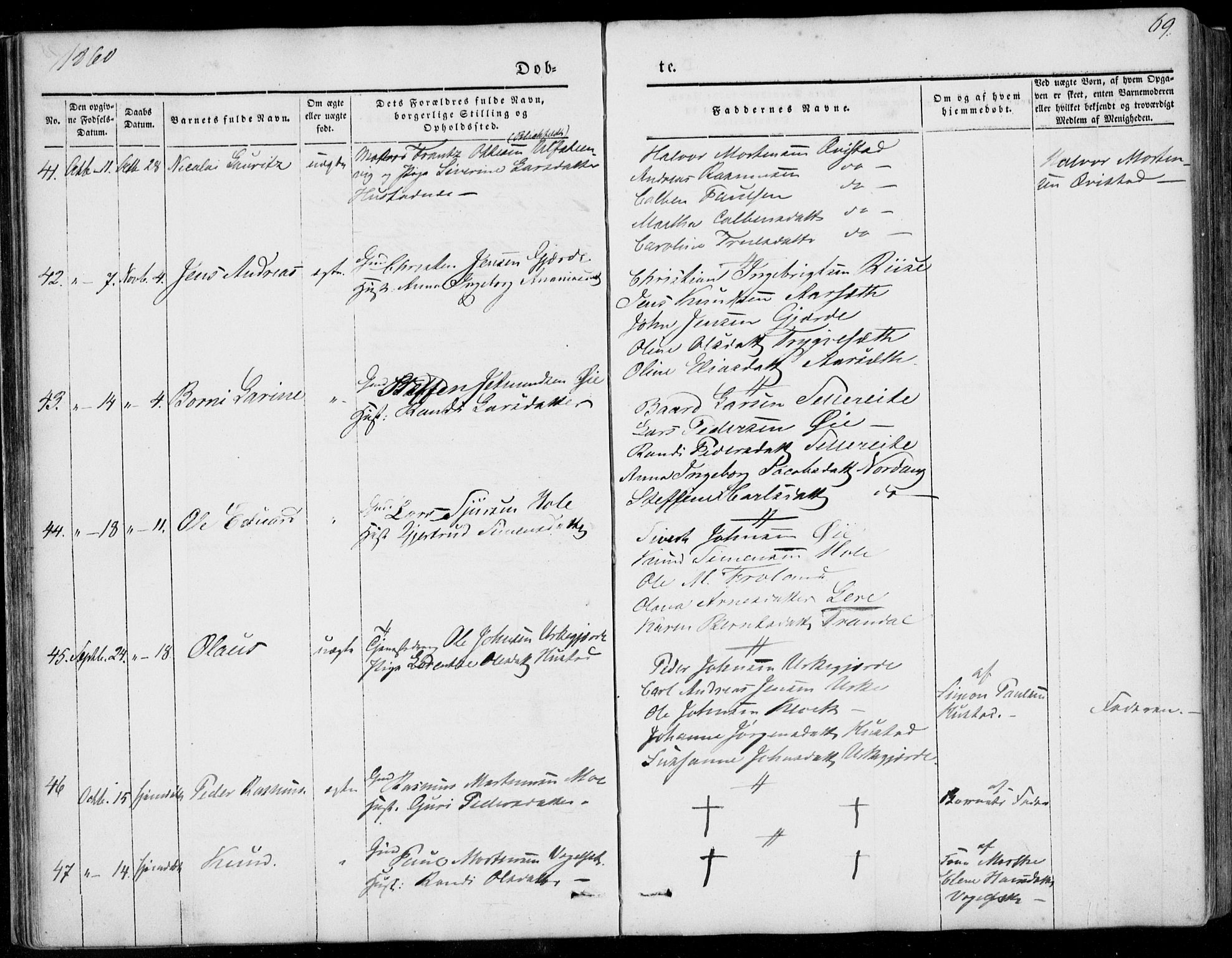 Ministerialprotokoller, klokkerbøker og fødselsregistre - Møre og Romsdal, AV/SAT-A-1454/515/L0209: Parish register (official) no. 515A05, 1847-1868, p. 69