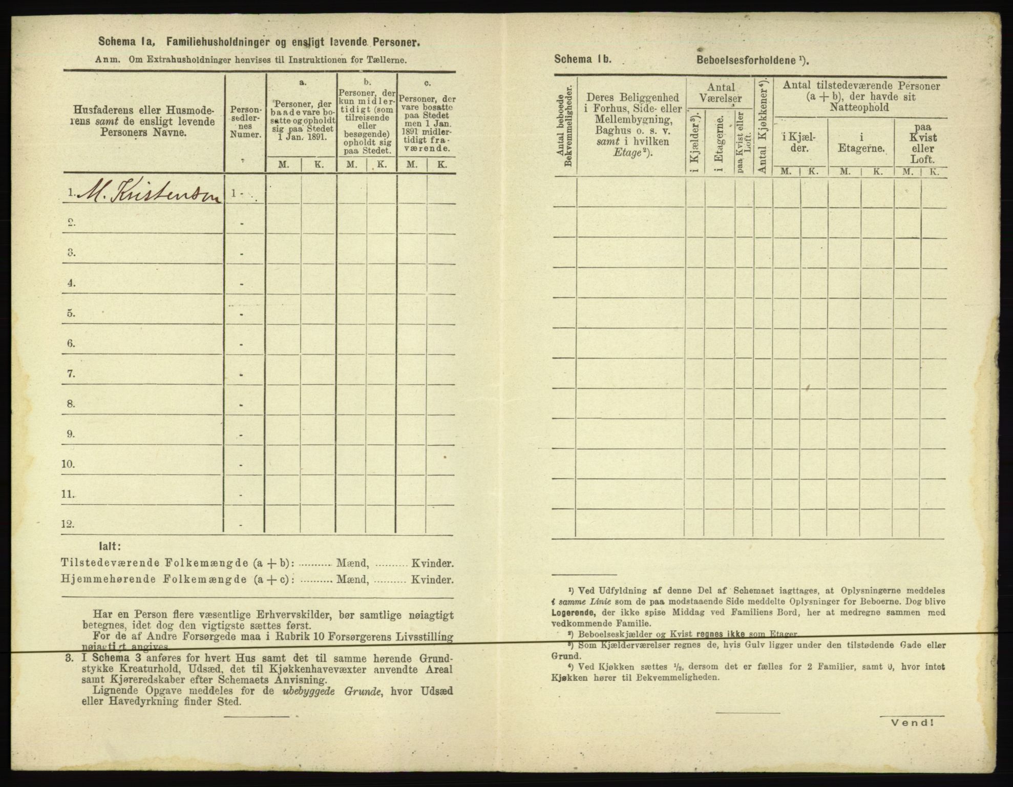 RA, 1891 census for 0402 Kongsvinger, 1891, p. 116