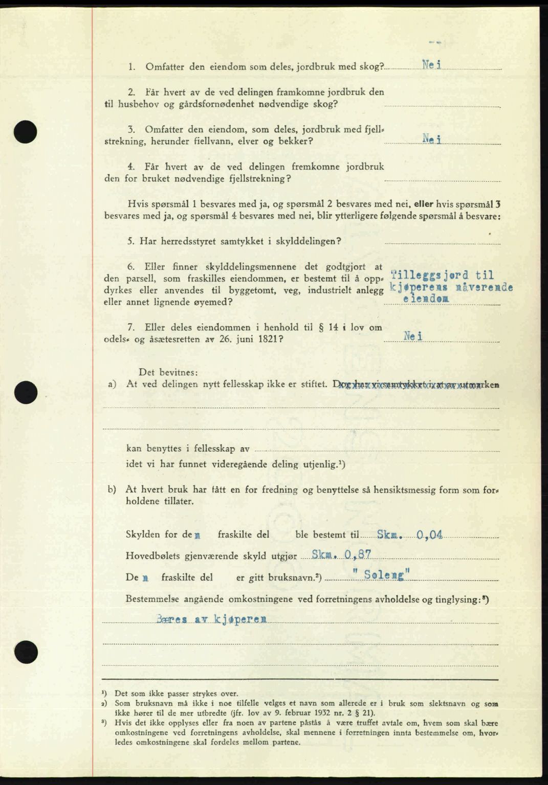 Nedenes sorenskriveri, AV/SAK-1221-0006/G/Gb/Gba/L0060: Mortgage book no. A12, 1948-1949, Diary no: : 727/1949