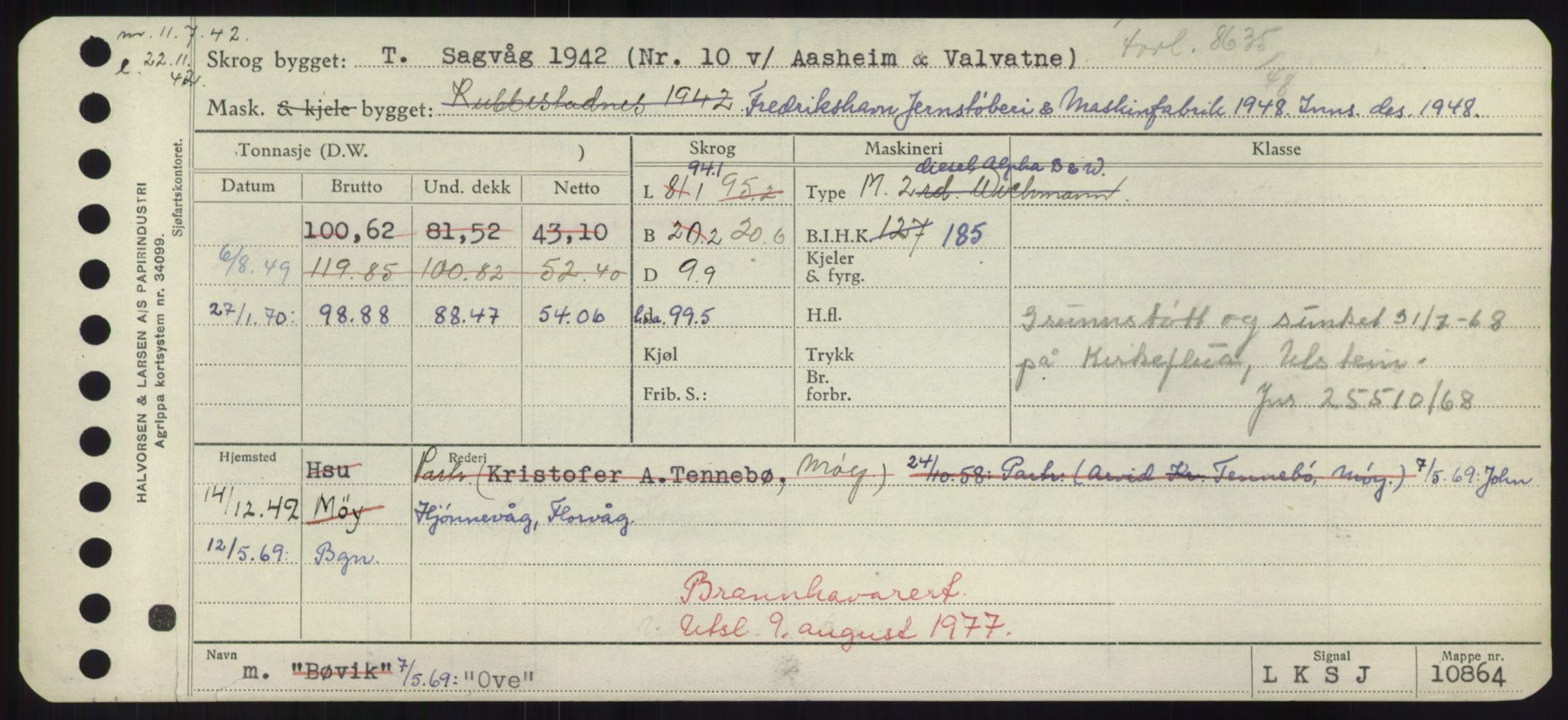 Sjøfartsdirektoratet med forløpere, Skipsmålingen, AV/RA-S-1627/H/Hd/L0028: Fartøy, O, p. 535