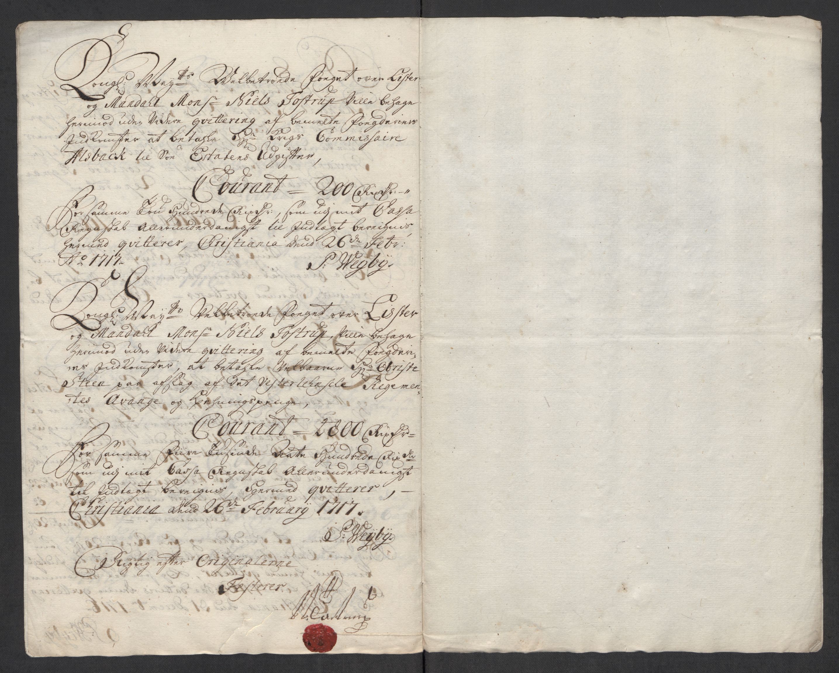 Rentekammeret inntil 1814, Reviderte regnskaper, Fogderegnskap, AV/RA-EA-4092/R43/L2560: Fogderegnskap Lista og Mandal, 1716, p. 280