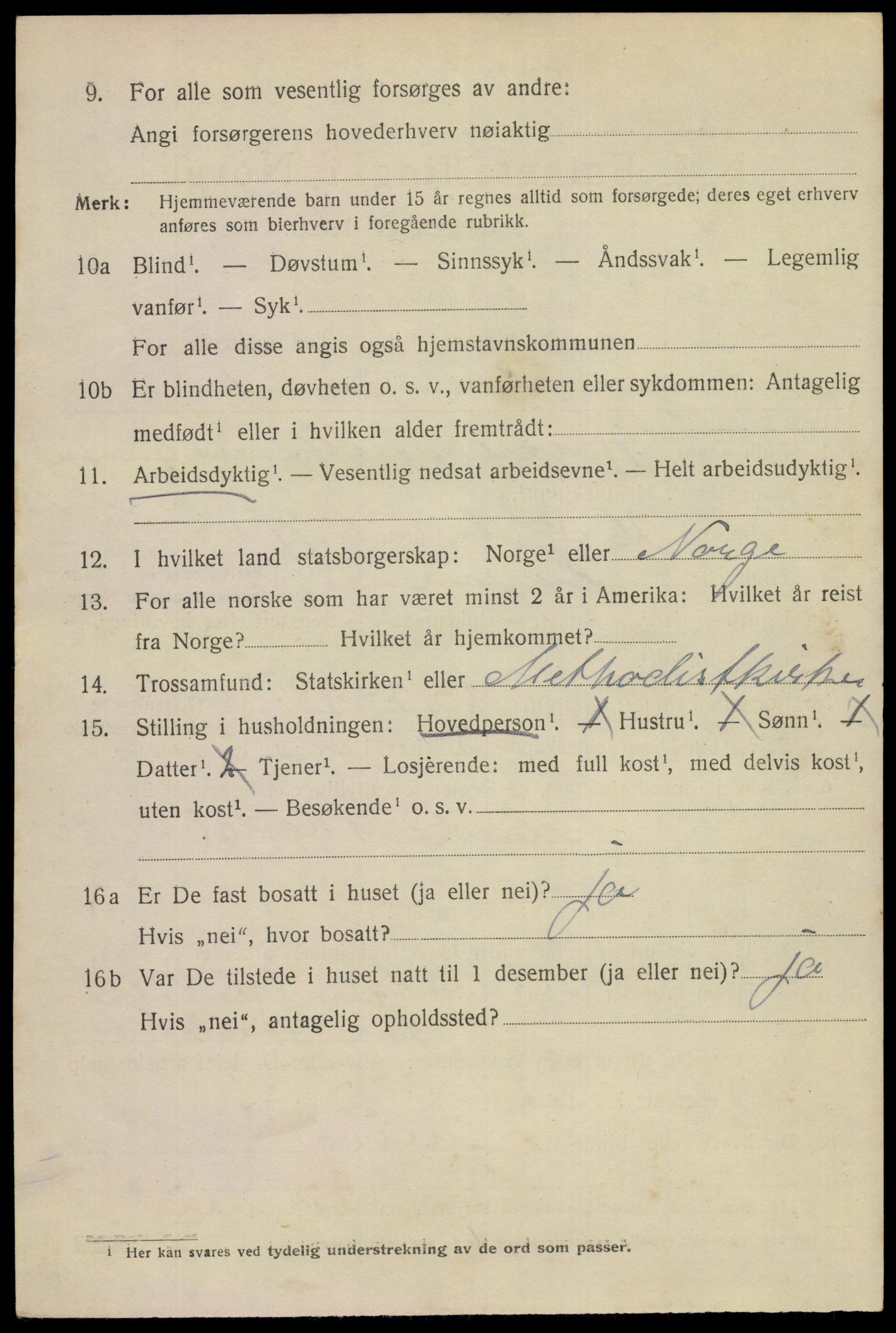 SAKO, 1920 census for Skien, 1920, p. 24789