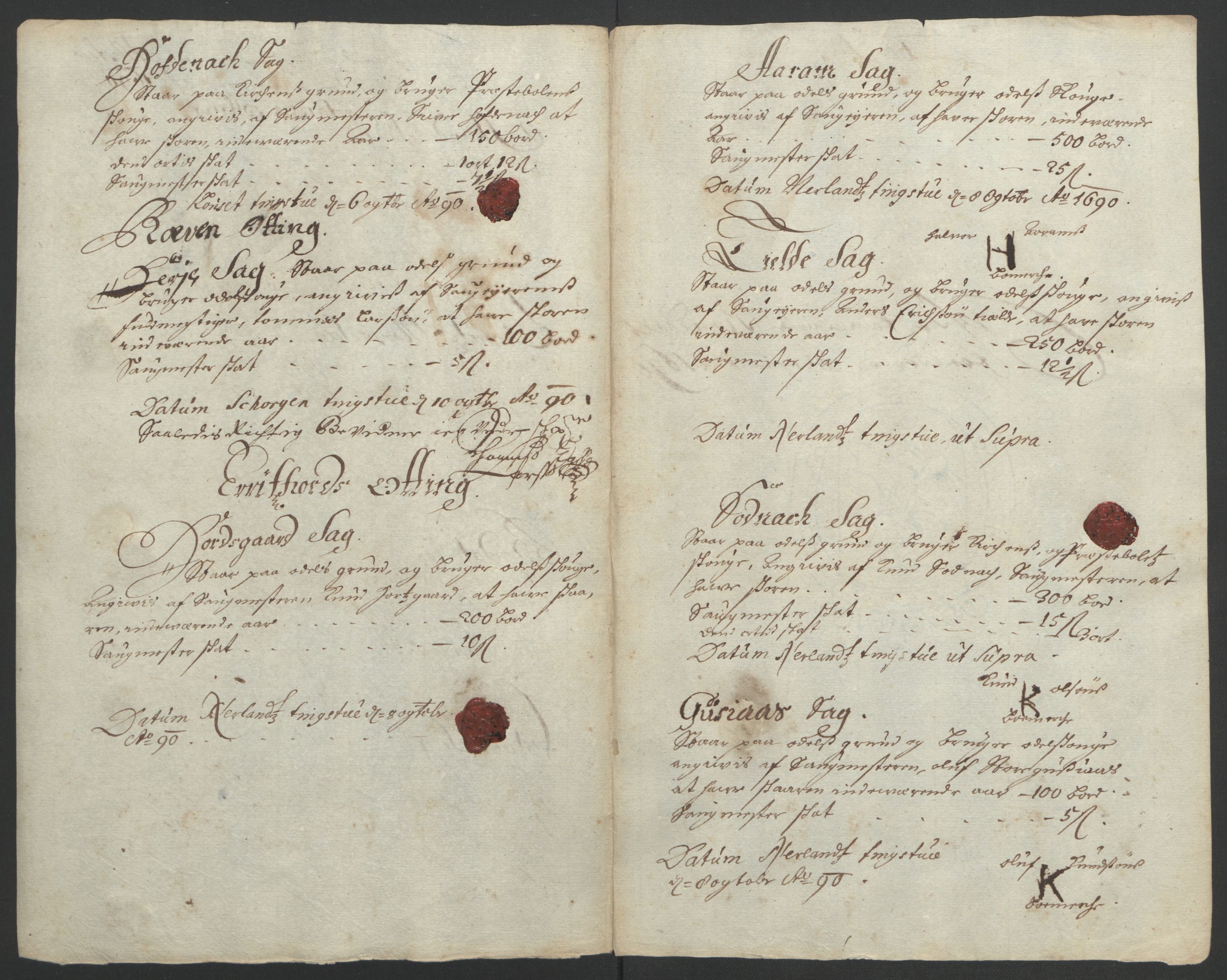 Rentekammeret inntil 1814, Reviderte regnskaper, Fogderegnskap, RA/EA-4092/R55/L3649: Fogderegnskap Romsdal, 1690-1691, p. 65